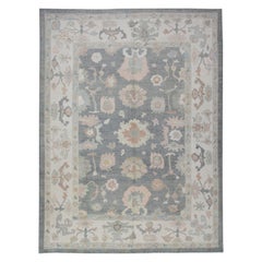 Oushak-Teppich Orientalischer handgeknüpfter türkischer Oushak 9'2" x 11'10" #5735