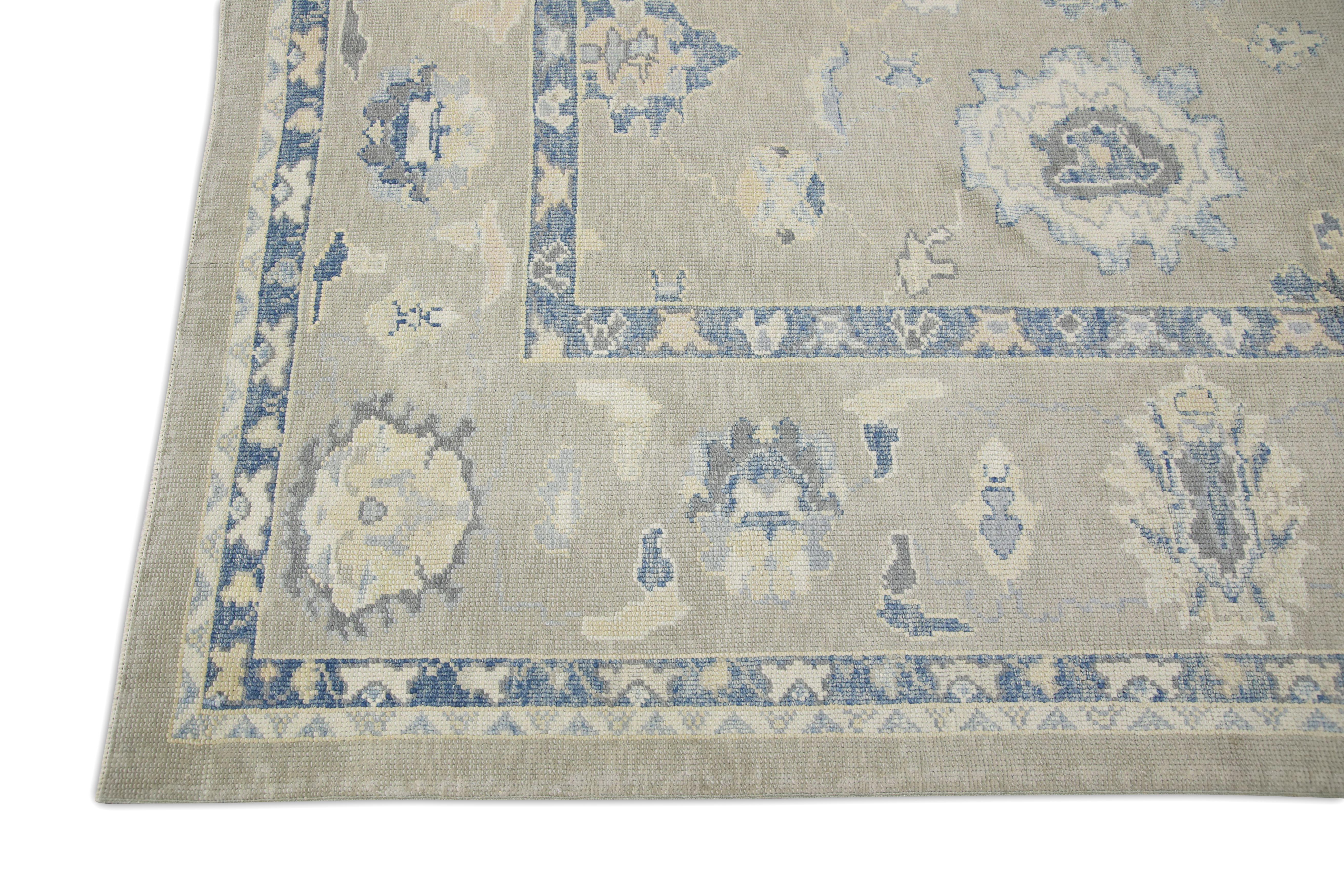 Oushak-Teppich Orientalischer handgeknüpfter türkischer Oushak 9'2