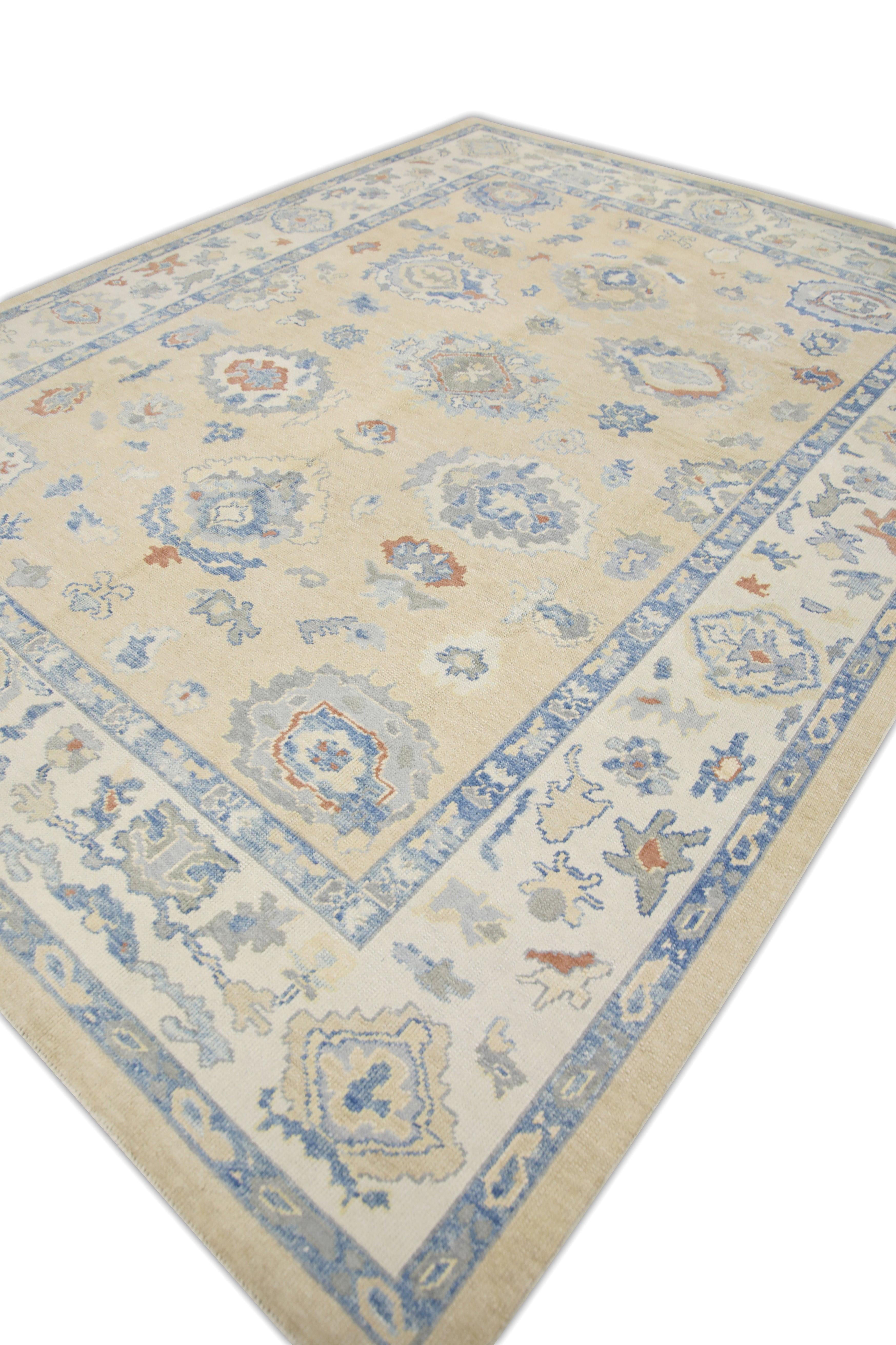 Oushak-Teppich Orientalischer handgeknüpfter türkischer Oushak 9'2