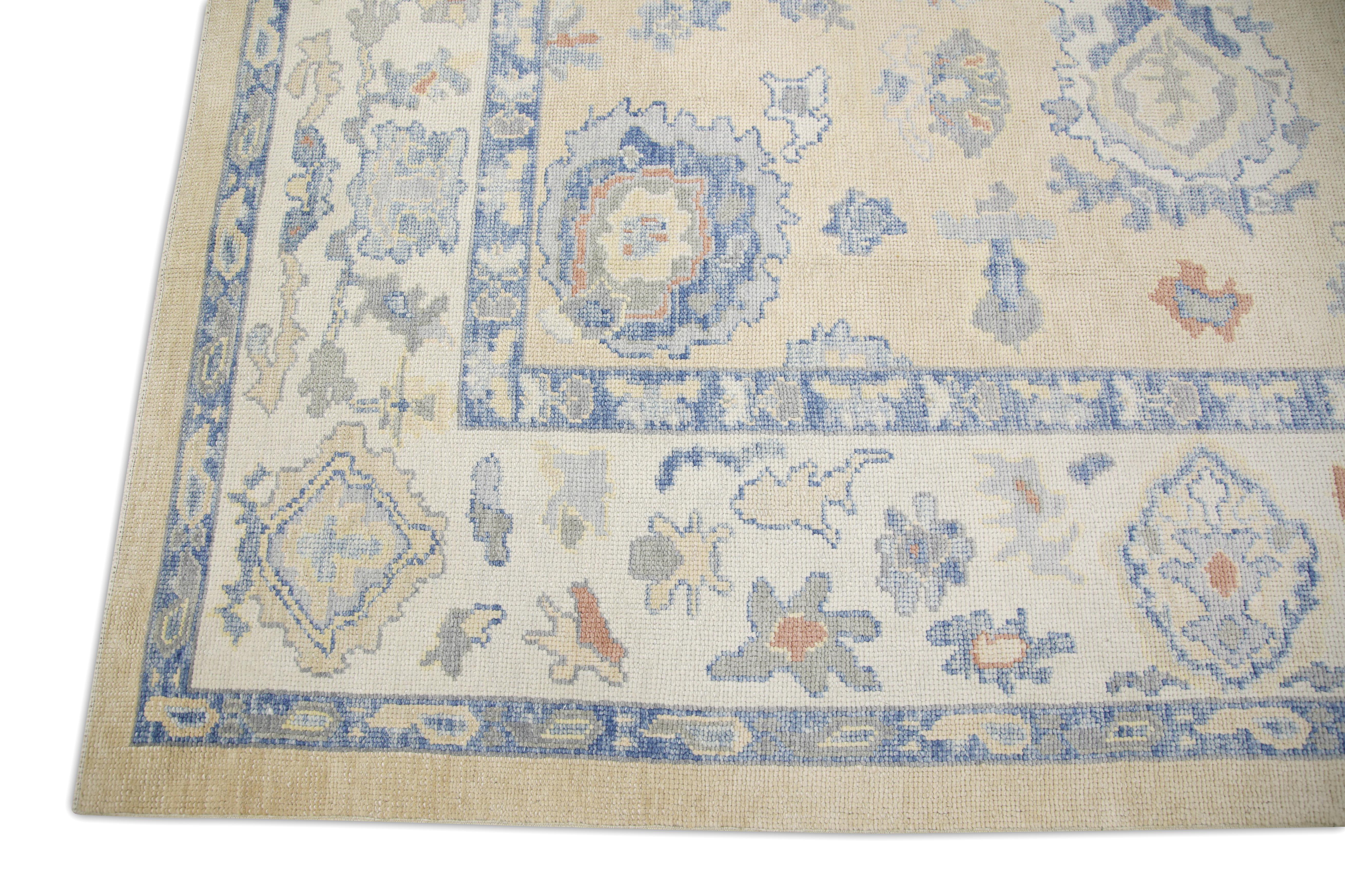 Oushak-Teppich Orientalischer handgeknüpfter türkischer Oushak 9'2