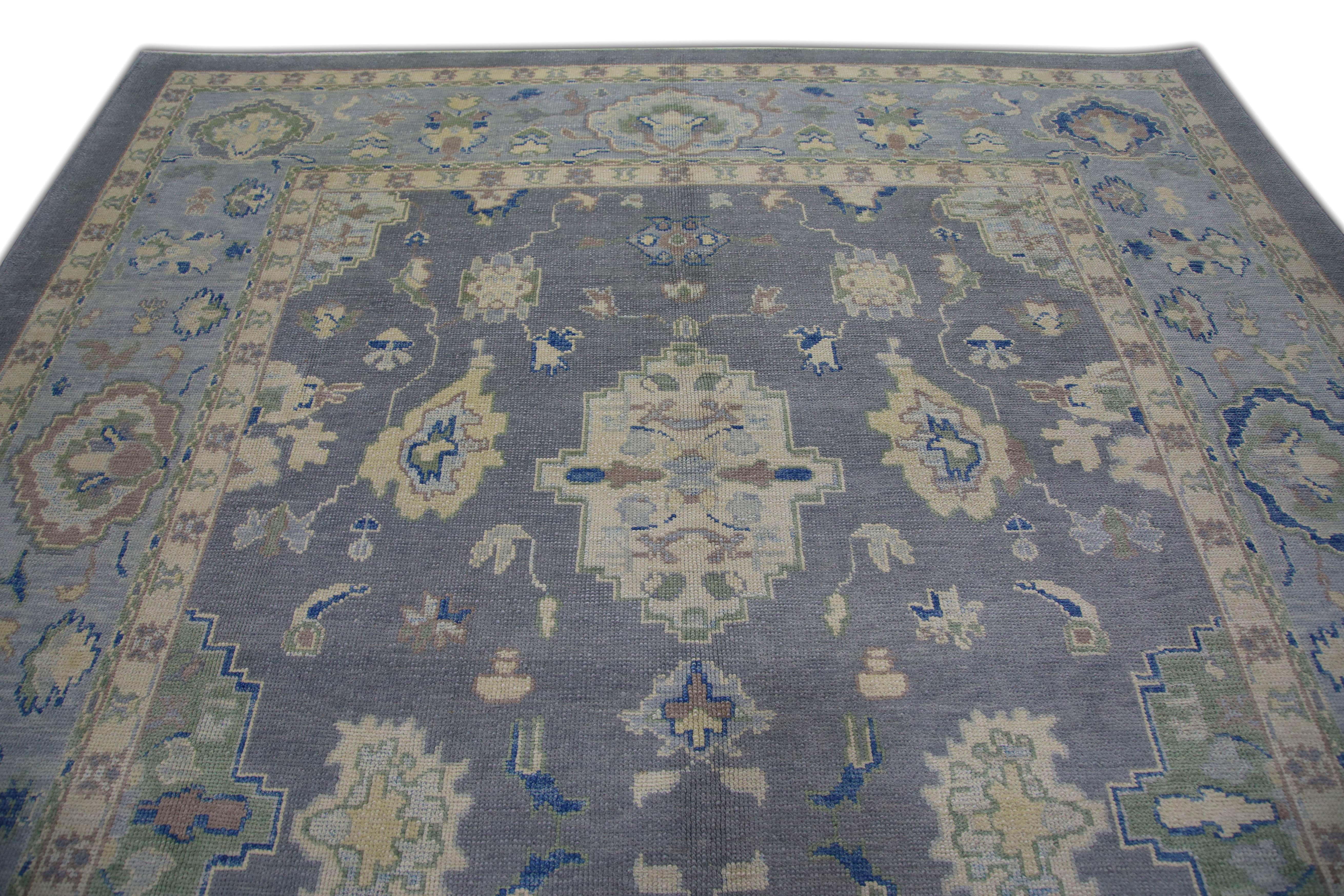 Oushak-Teppich Orientalischer handgeknüpfter türkischer Oushak 9'2