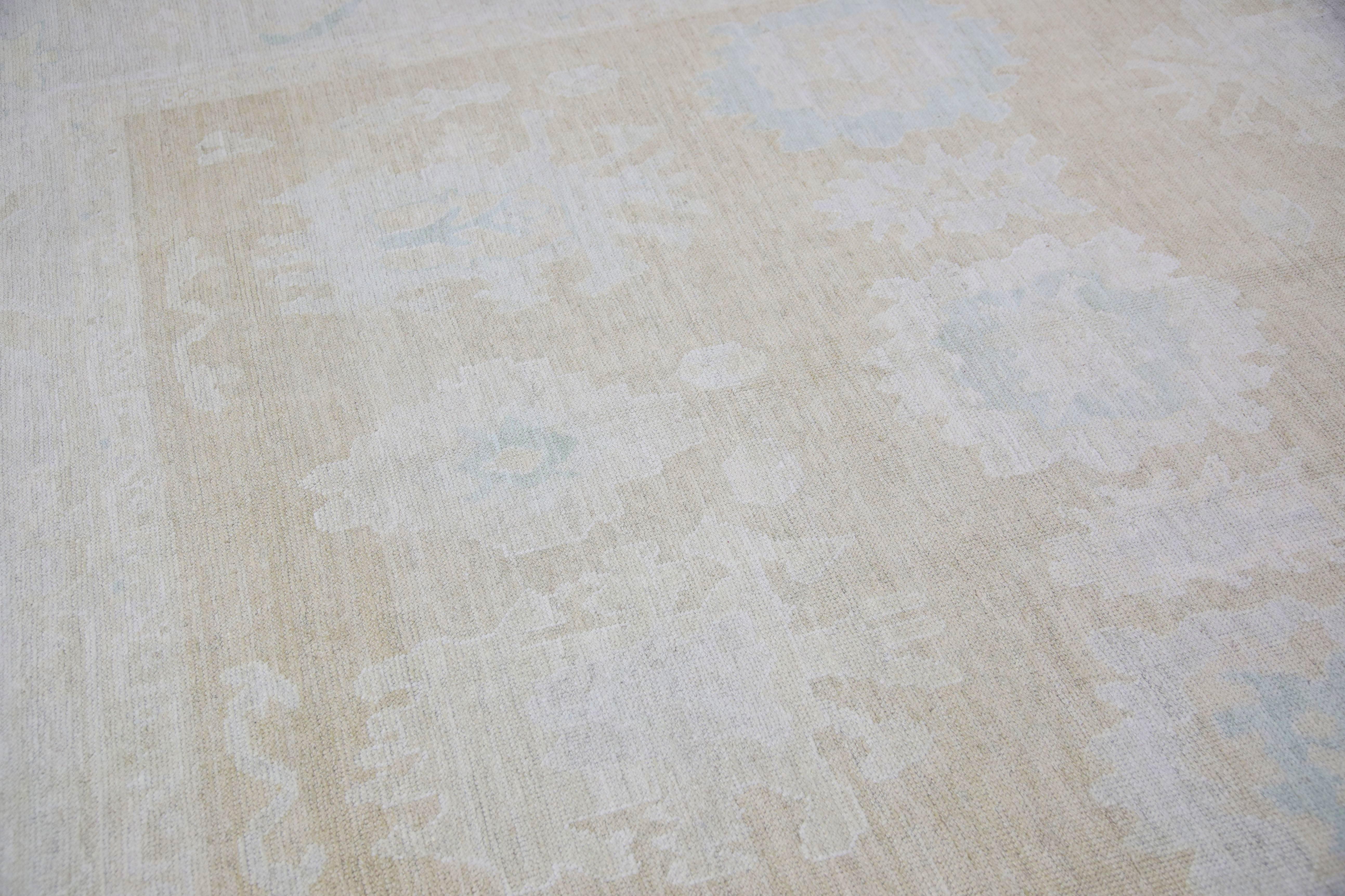 Oushak-Teppich Orientalischer handgeknüpfter türkischer Oushak 9'2 x 12'8
