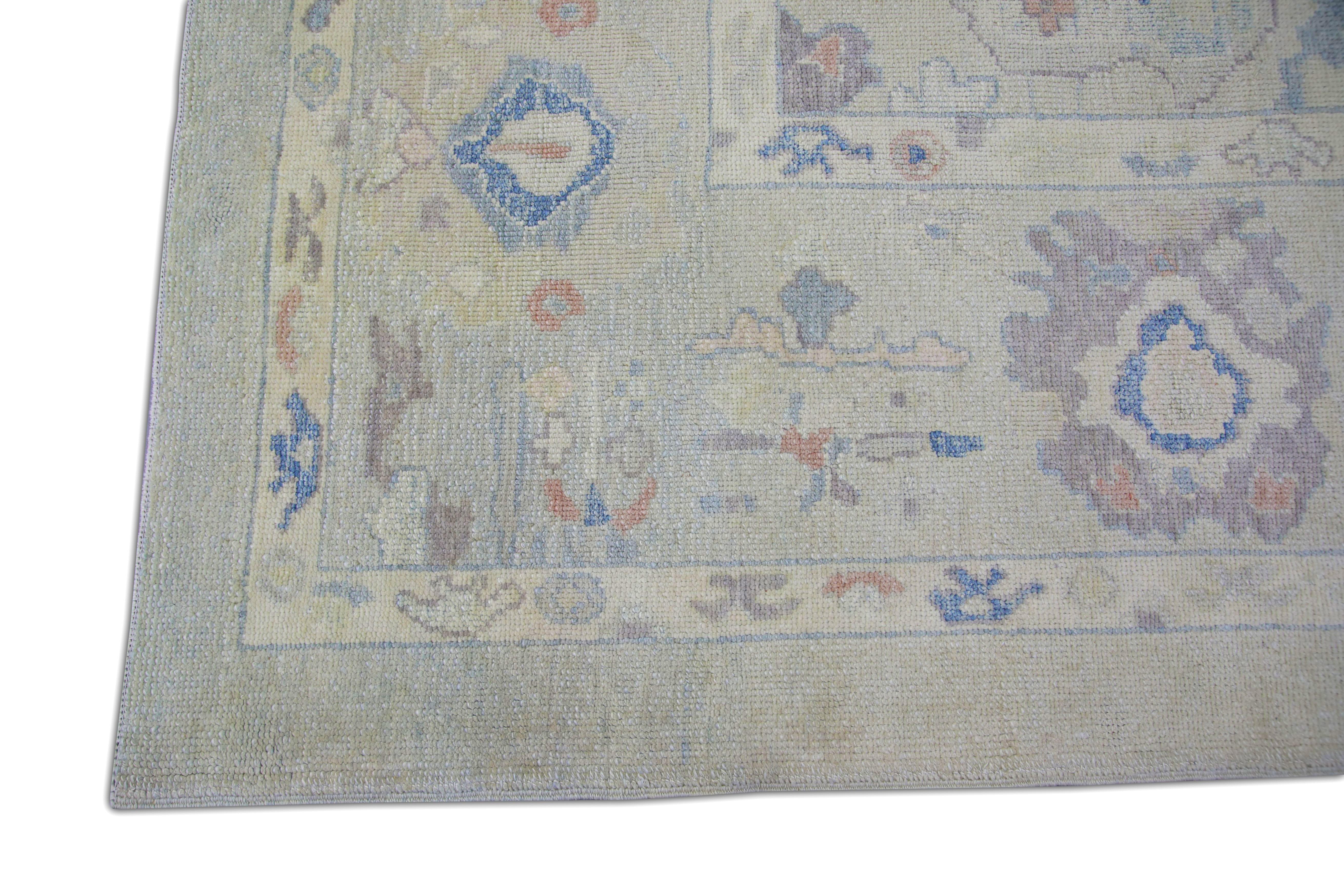Oushak Rugs Orientale Annodato a Mano Turco Oushak 9'3