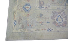 Oushak Rug Oriental Hand Knotted Turkish Oushak 9'3" x 12' #5739
