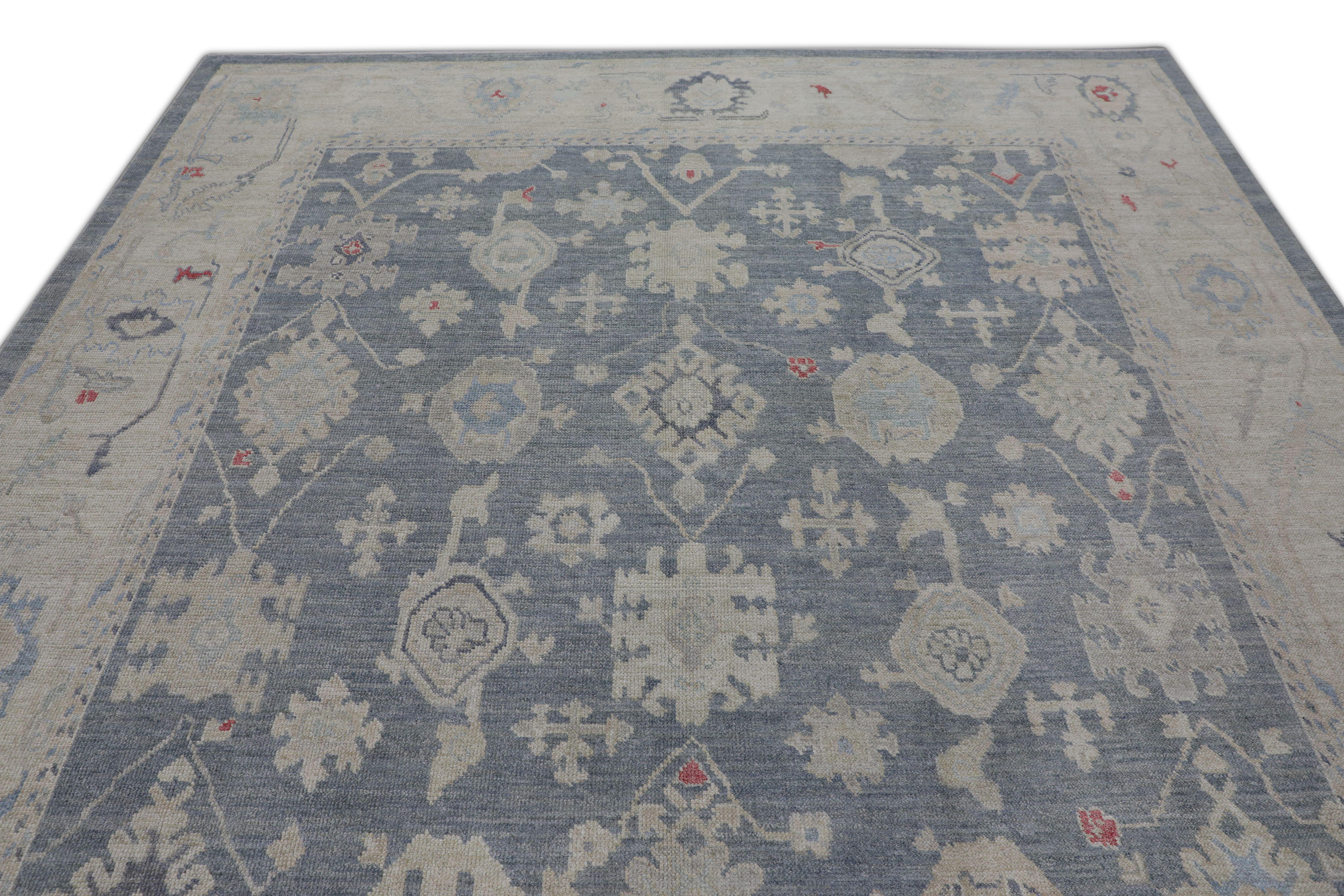 Oushak-Teppich Orientalischer handgeknüpfter türkischer Oushak 9'3