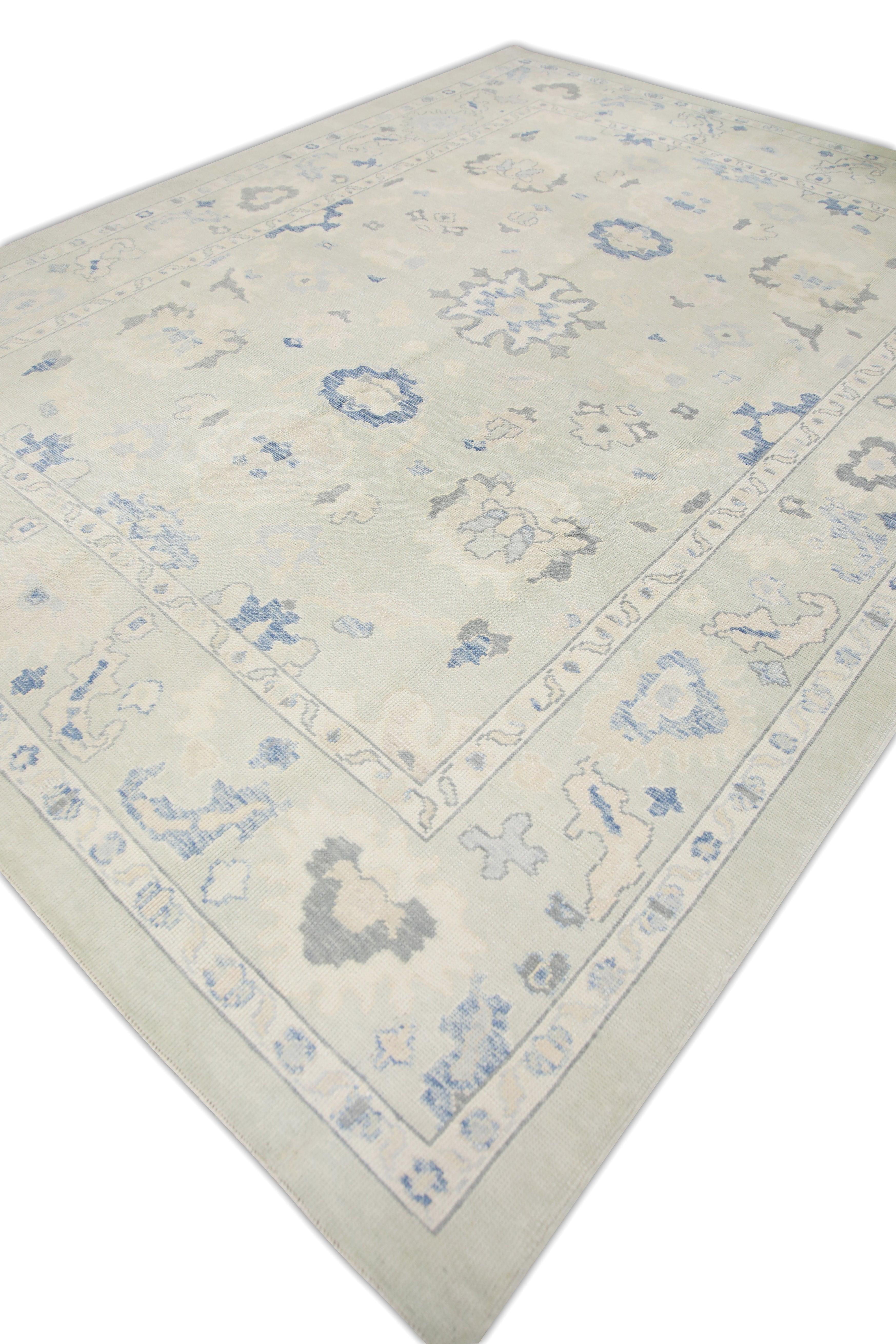 Oushak-Teppich Orientalischer handgeknüpfter türkischer Oushak 9'4