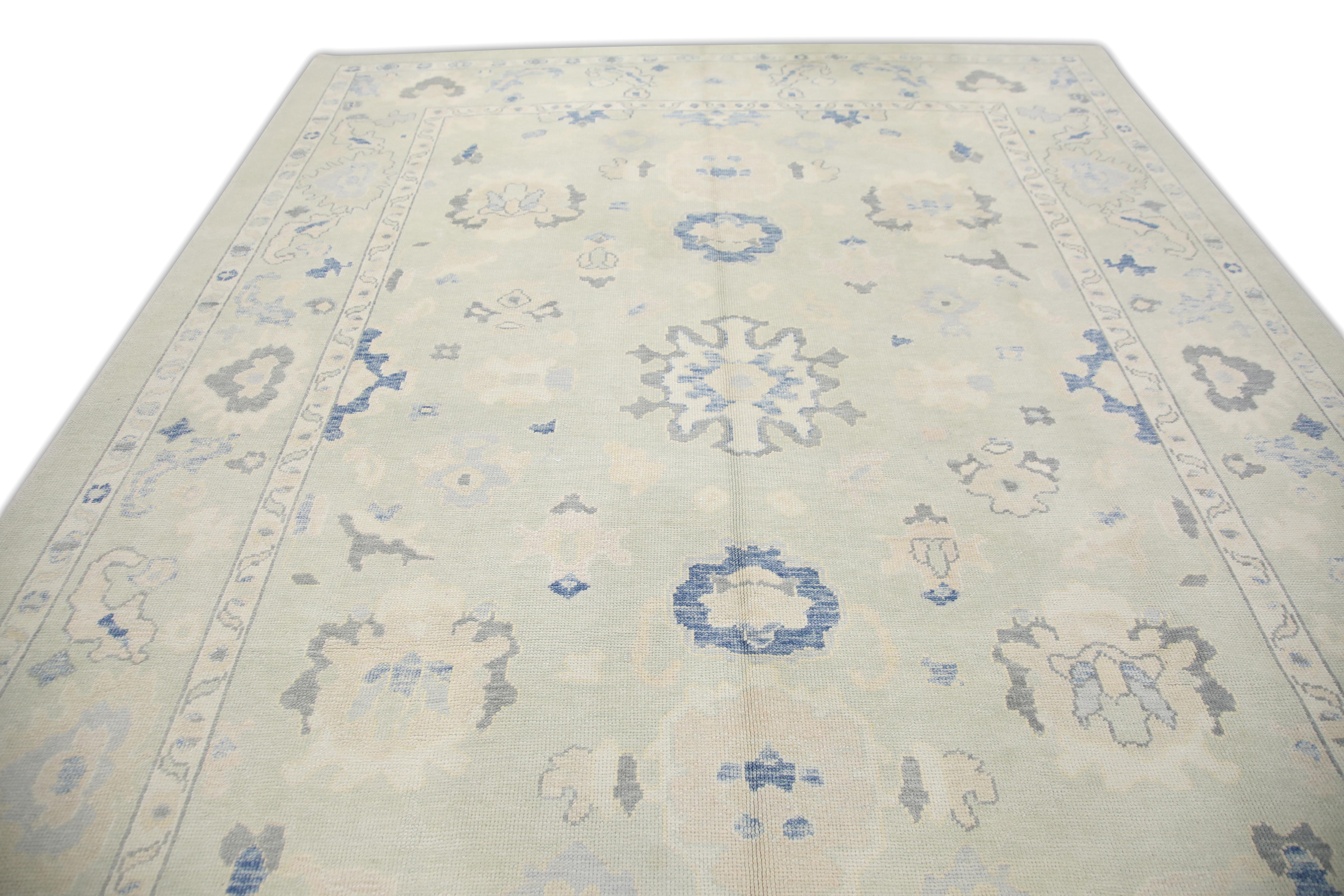 Oushak-Teppich Orientalischer handgeknüpfter türkischer Oushak 9'4