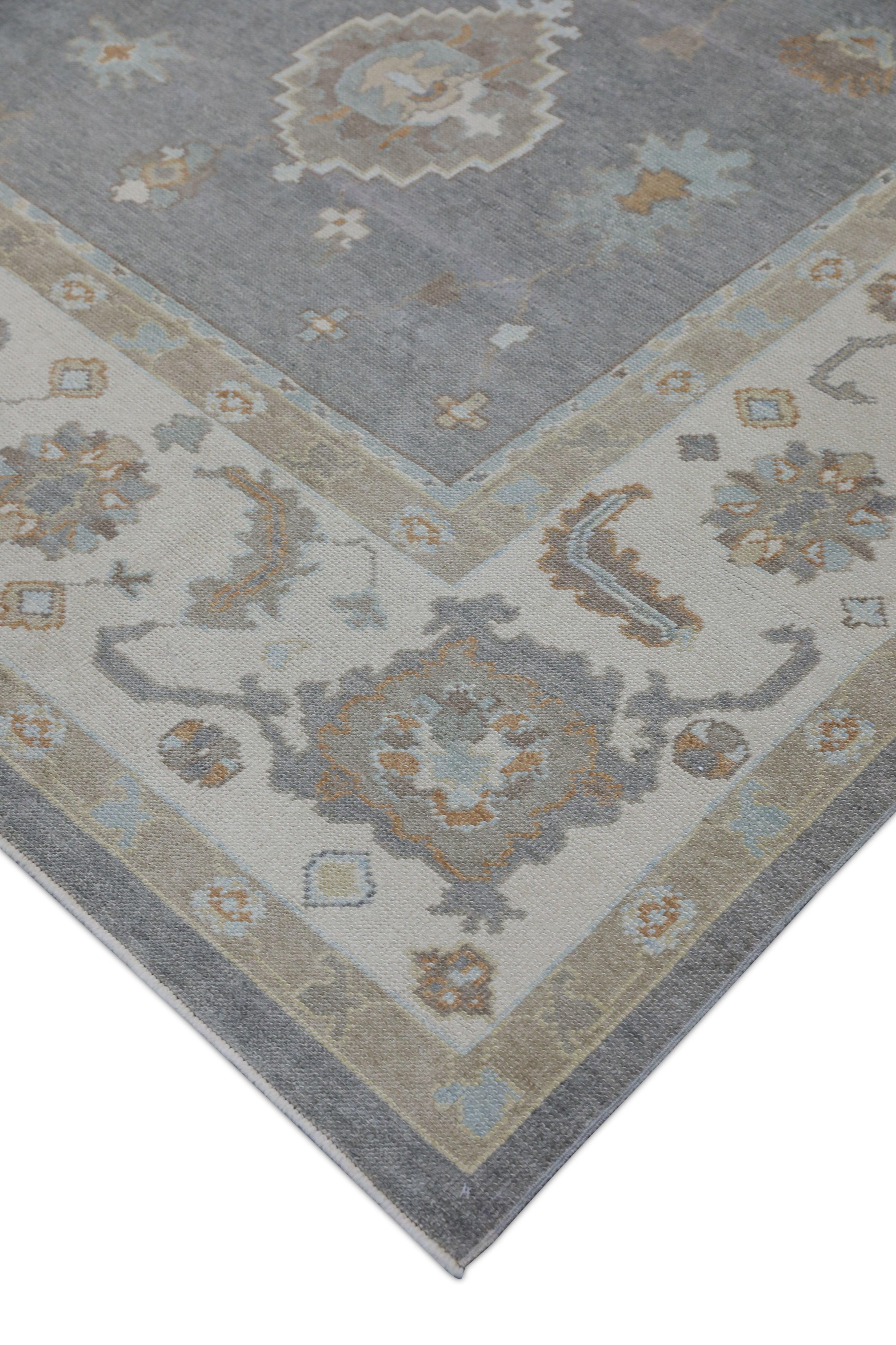 Oushak-Teppich Orientalischer handgeknüpfter türkischer Oushak 9'9