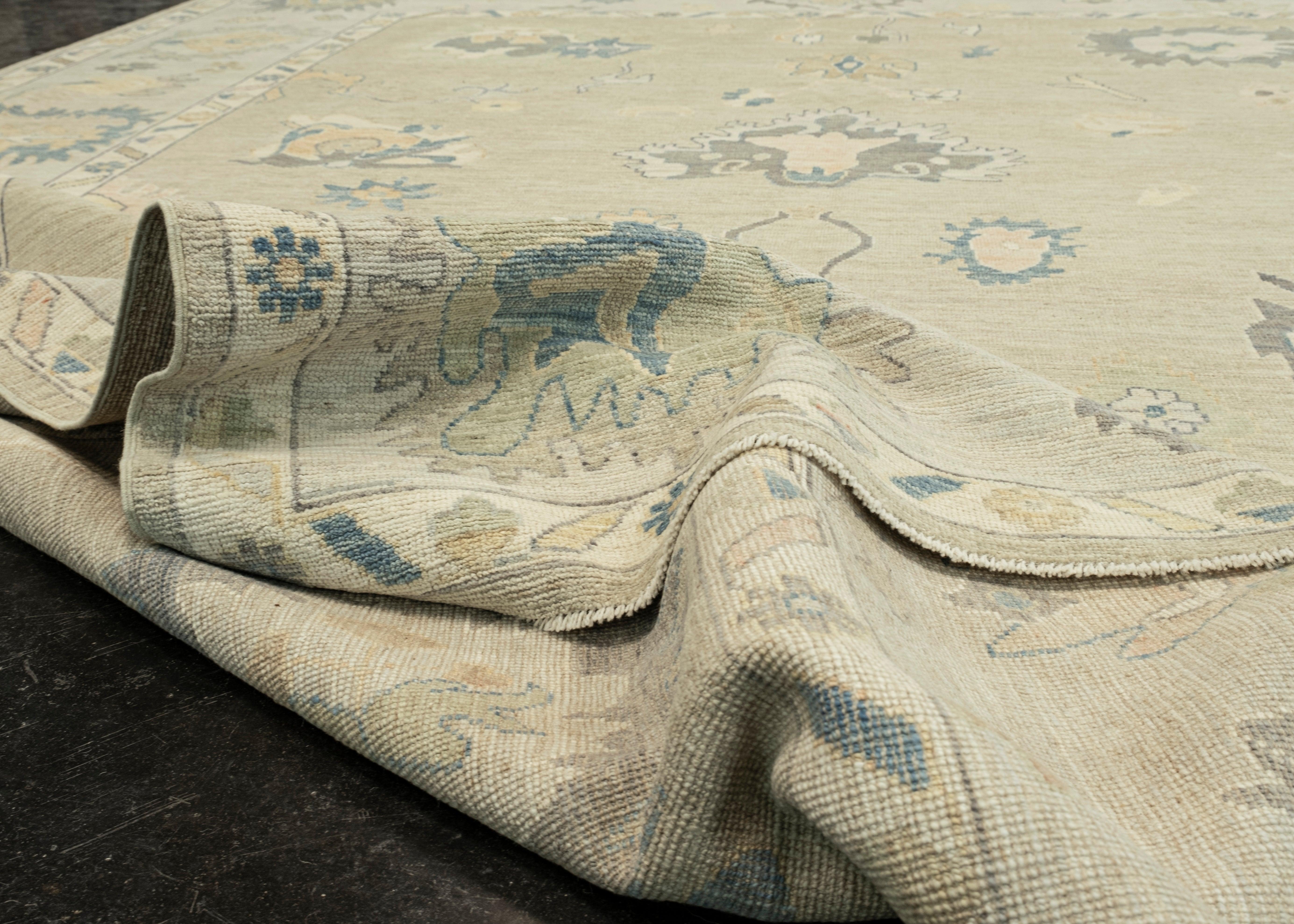 Tappeto Oushak Oriental Handmade 10'1