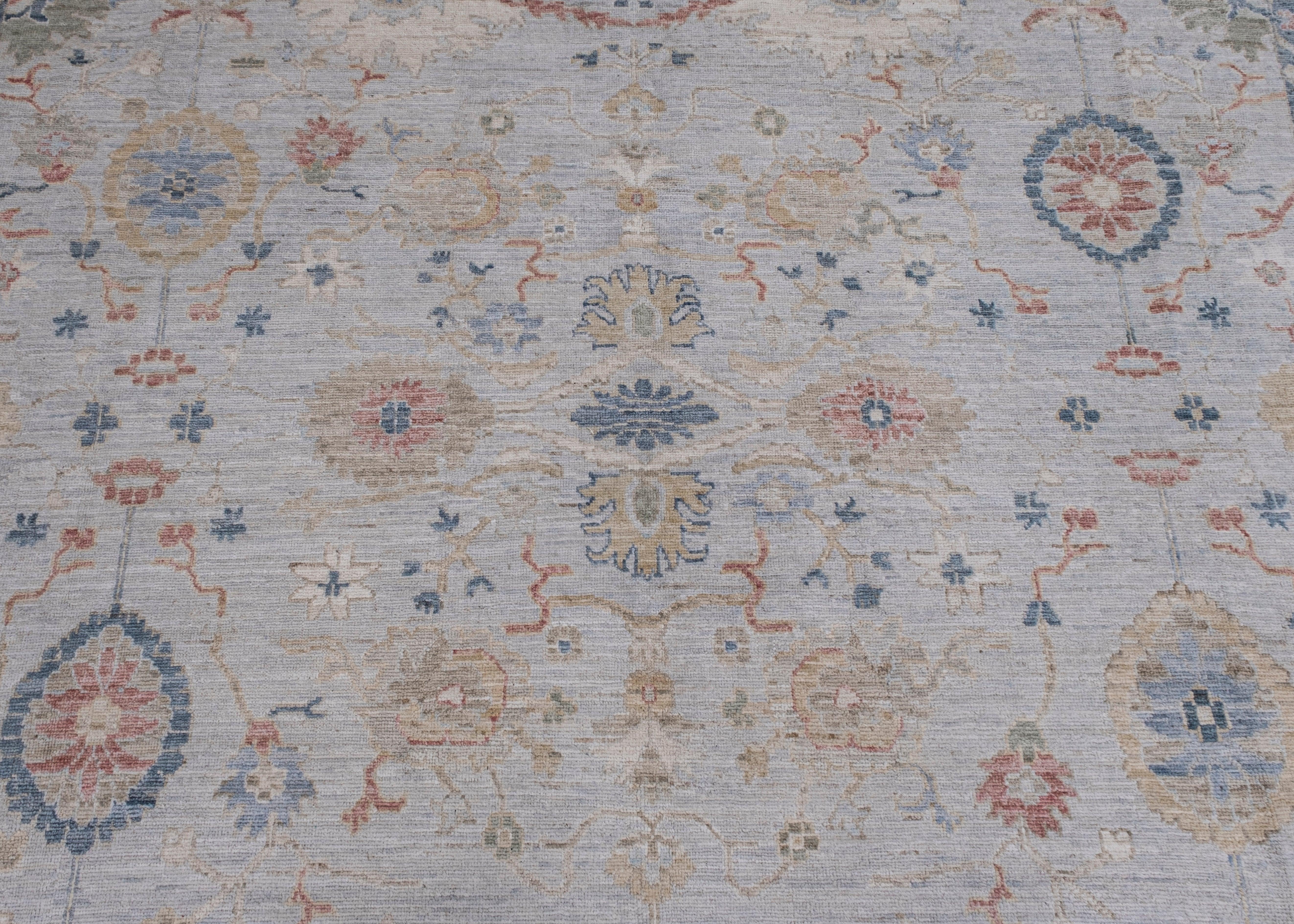 Oushak Rug Oriental Handmade 10'3