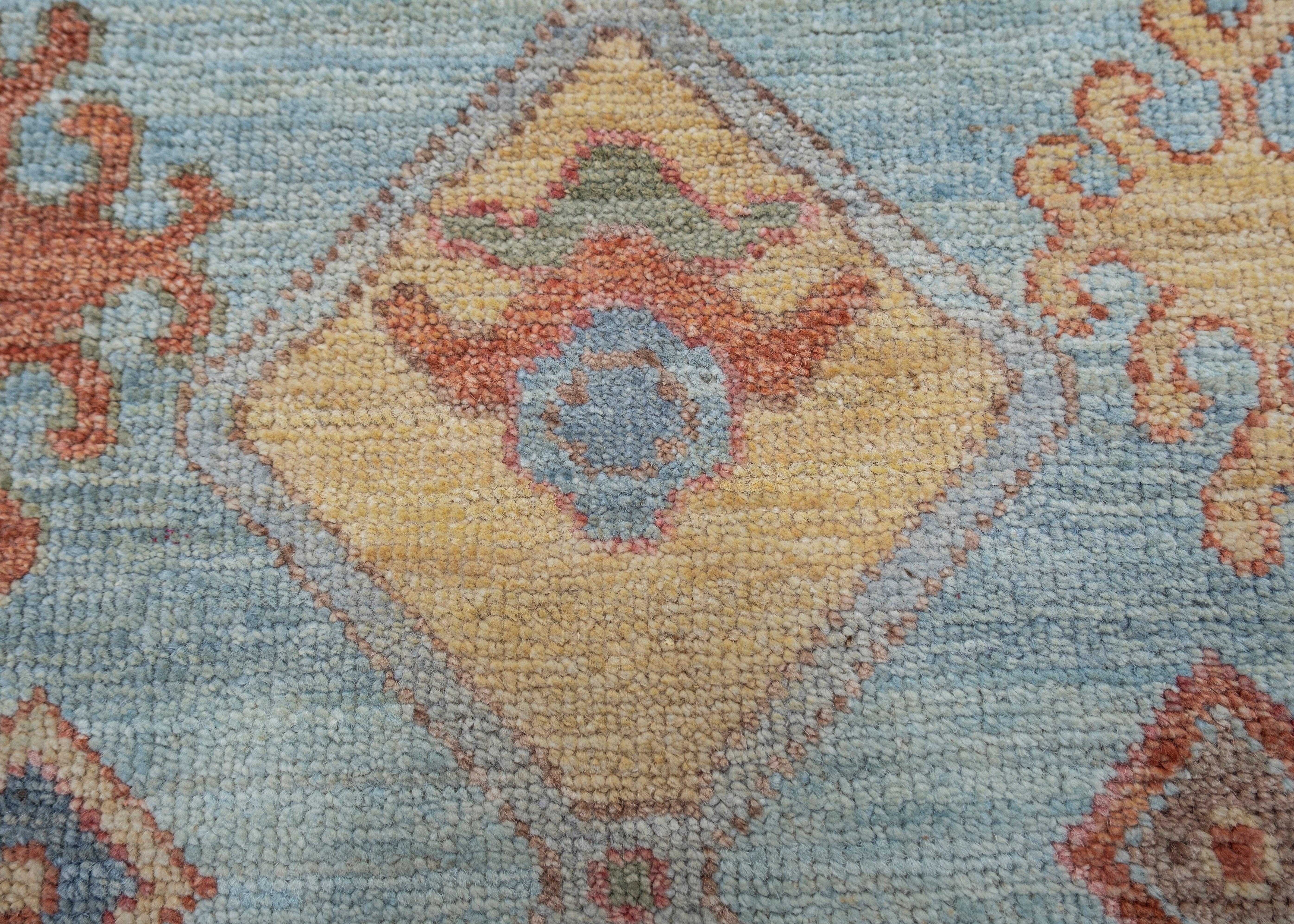 Oushak Rug Oriental Handmade 2'6
