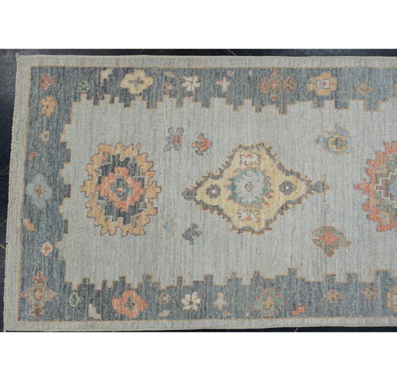 Oushak Rug Oriental Handmade 2'9