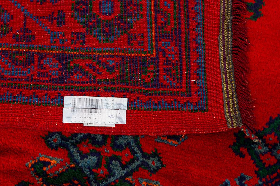Oushak-Teppich Rotes Feld im Angebot 4