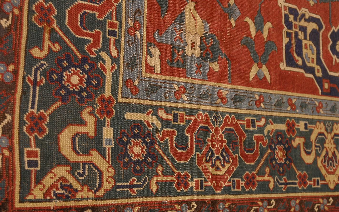Oushak-Teppich Rotes Feld (Wolle) im Angebot