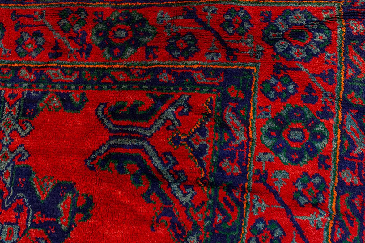 Oushak-Teppich Rotes Feld im Angebot 2