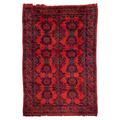 Tappeto Oushak Campo Rosso