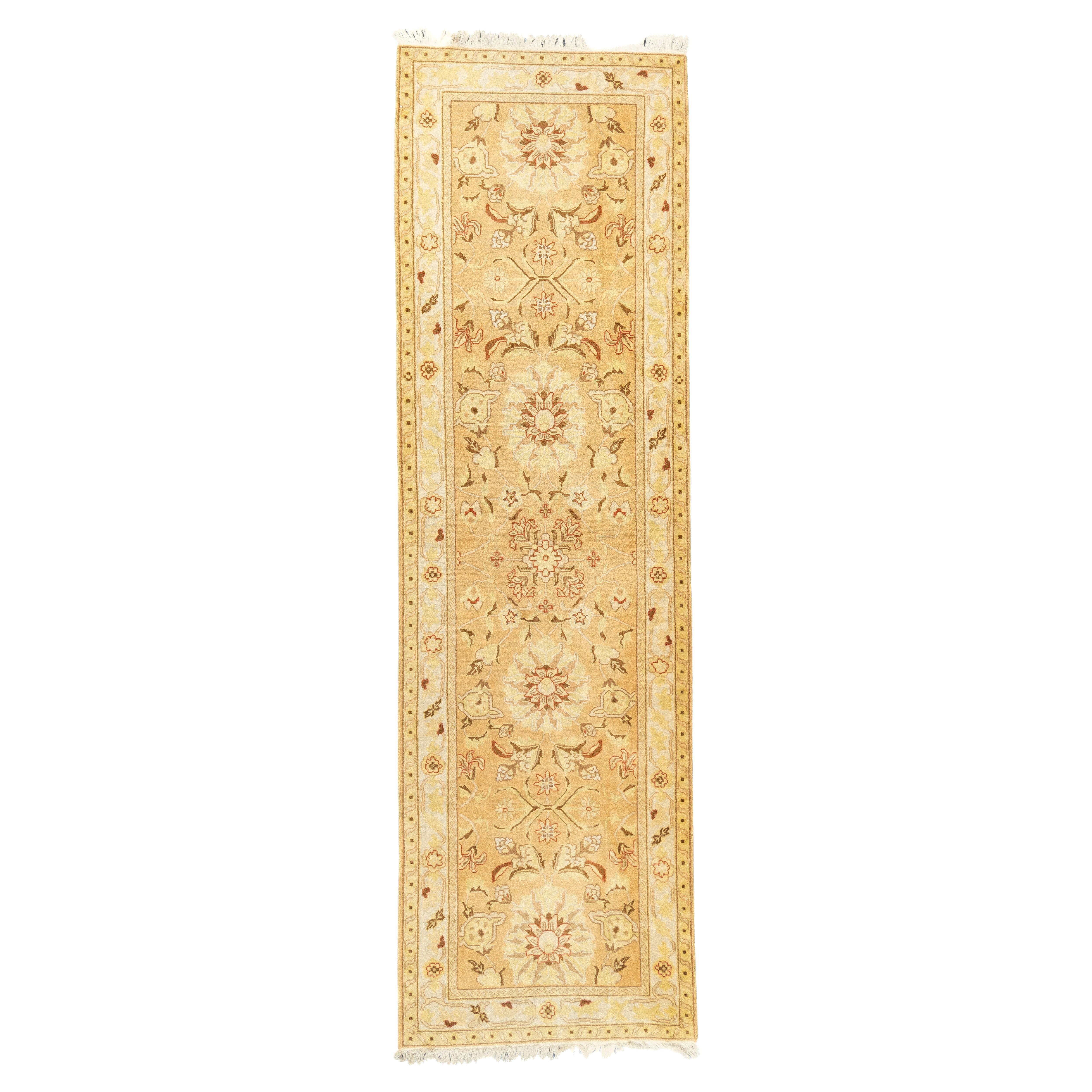 Oushak-Läufer 3'0" x 10'2'' im Angebot