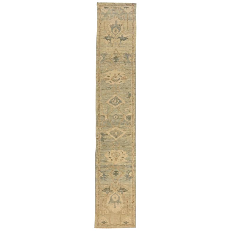 Oushak Runner Rug Circa 1990 - 13939