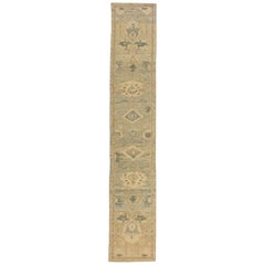 Oushak Runner Rug Circa 1990 - 13939