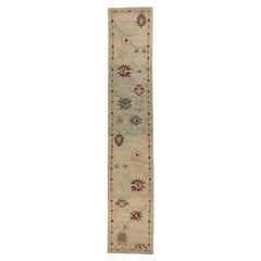 Oushak Runner Rug Circa 1990 - 53894