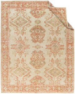 Oushak Terracotta Style Handwoven Carpet Rug 9' x 11'5