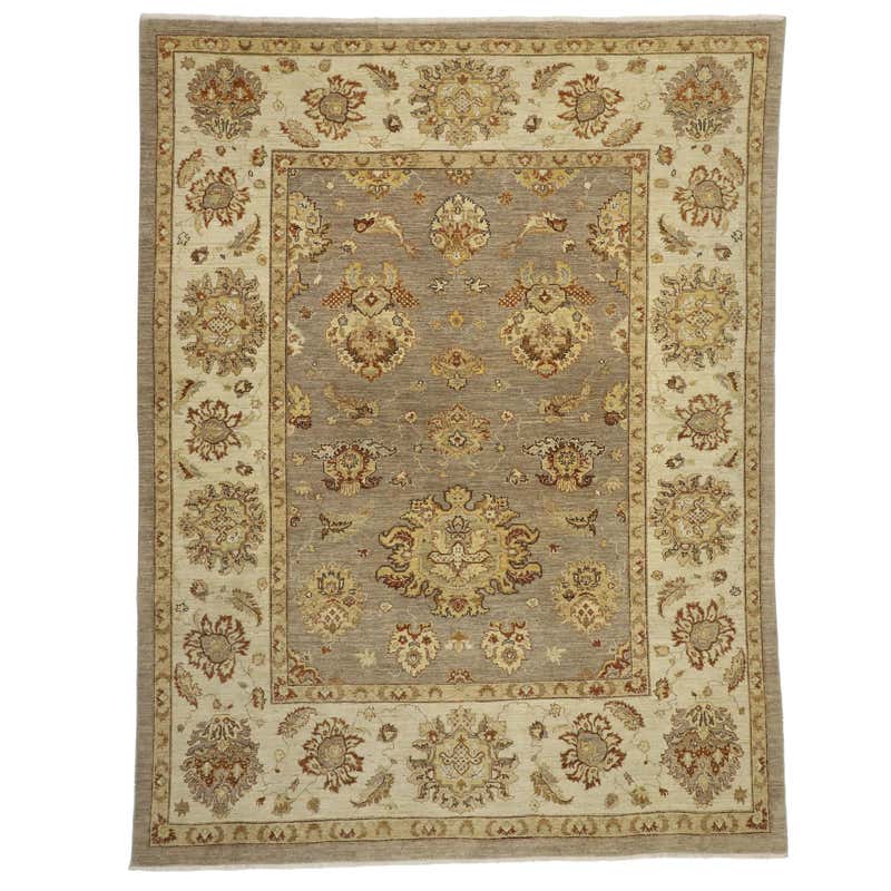 New Transitional Area Rug with Oushak Pattern and Modern Style For Sale ...