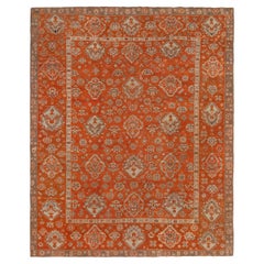 Turkish Oushak Rug Antique, c. 1900s