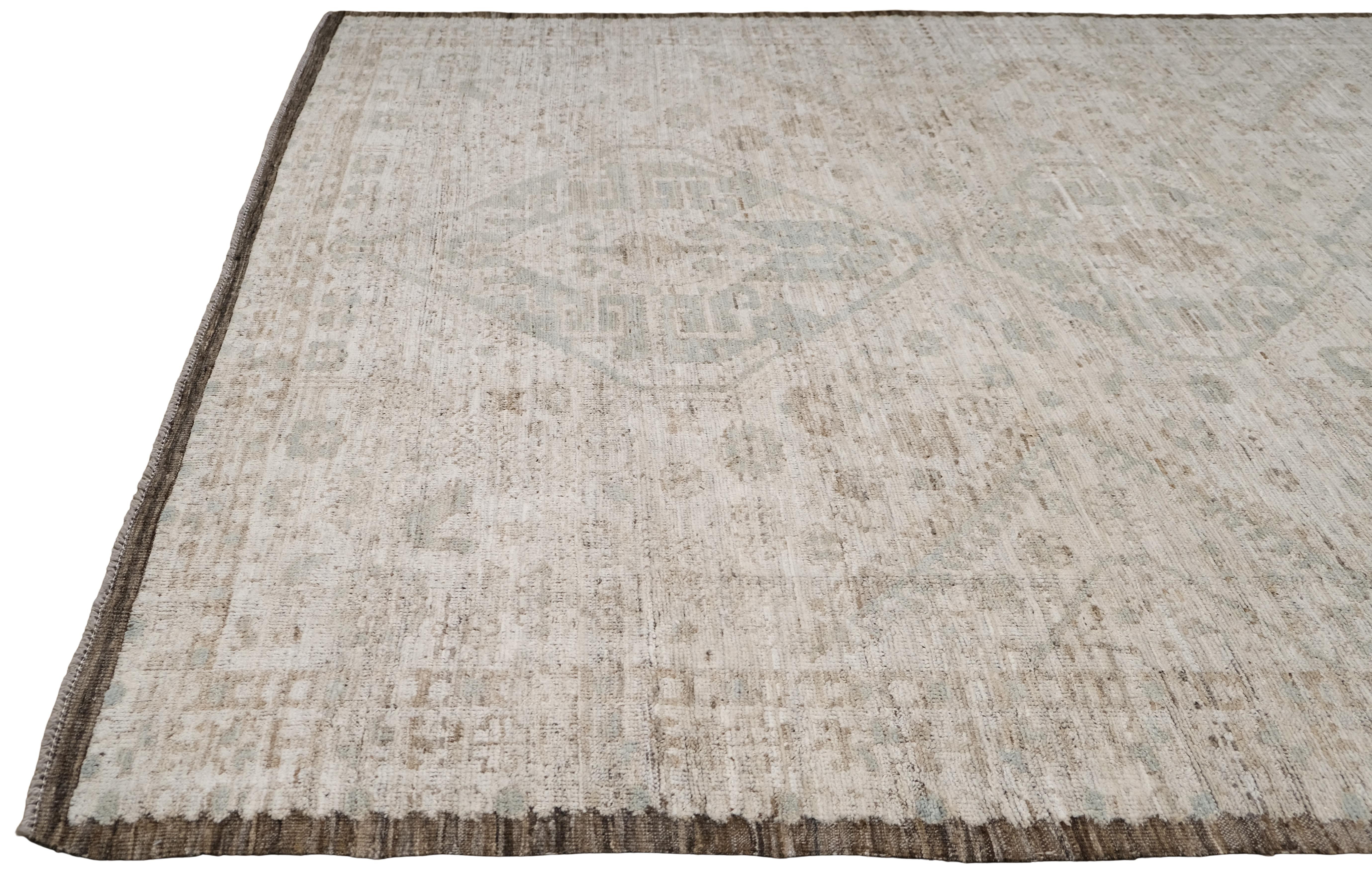 Oushak-Wollteppich  8'x9'4'' im Zustand „Neu“ im Angebot in Torrance, CA