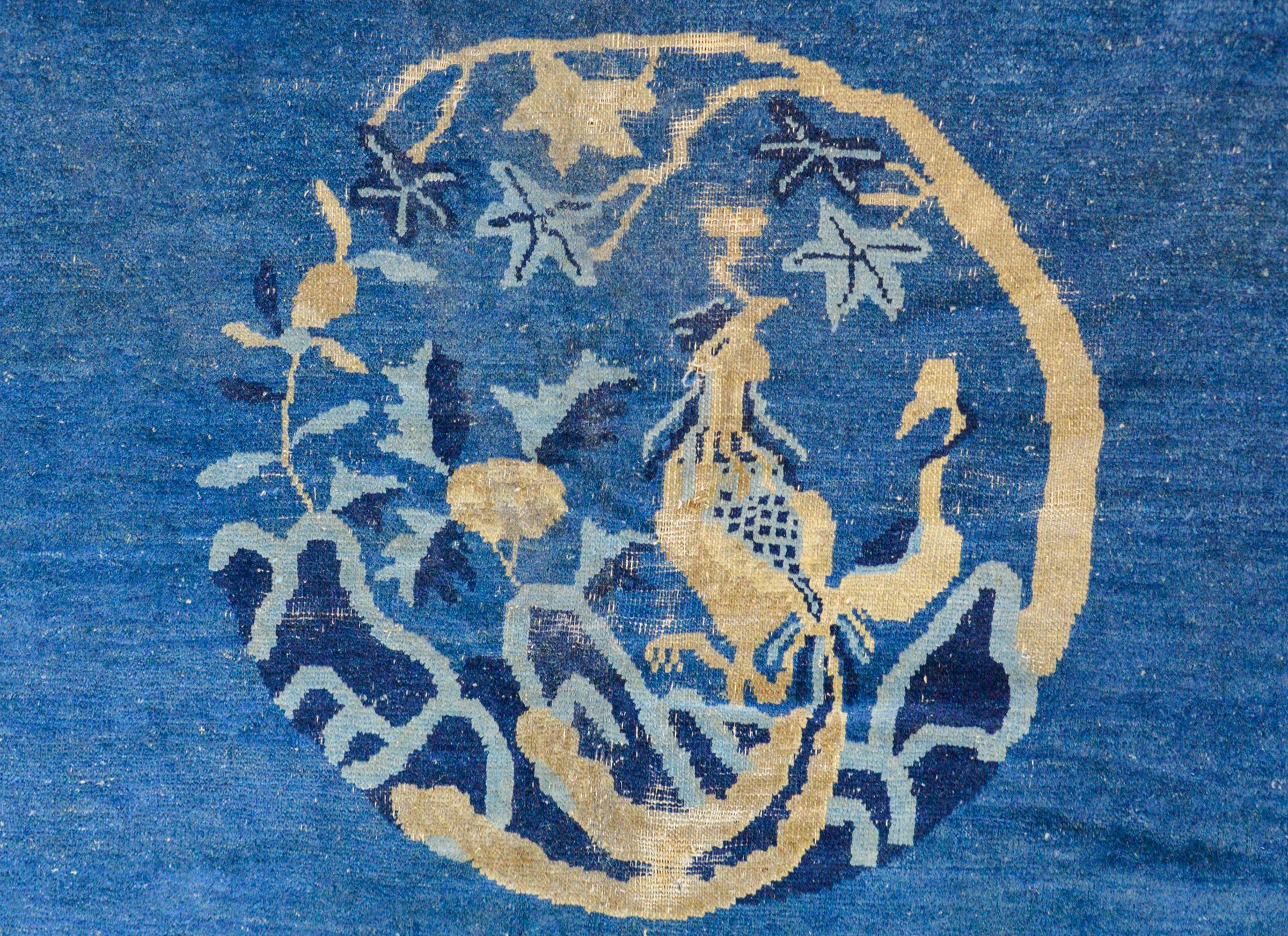 Fin du XIXe siècle Magnifique tapis chinois de Pékin de la fin du 19e siècle en vente
