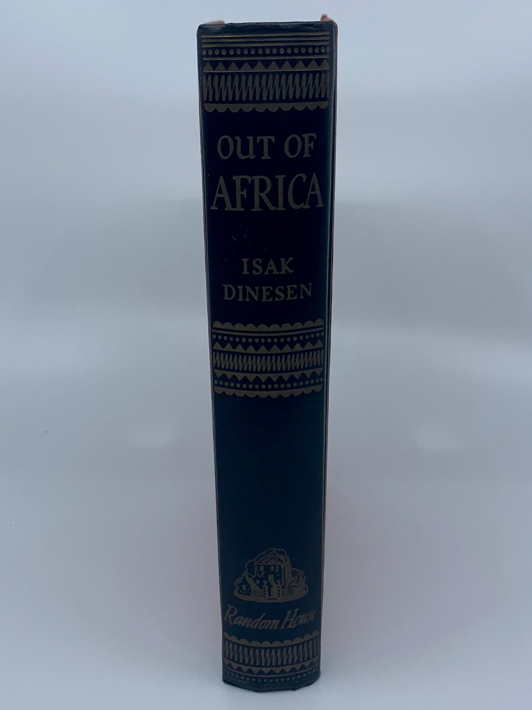 Out of Africa, Isak Dinesen, First Edition 1
