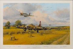 "Out of Fuel and Safely Home" by Robert Taylor, Autographed by Five WWII Pilots