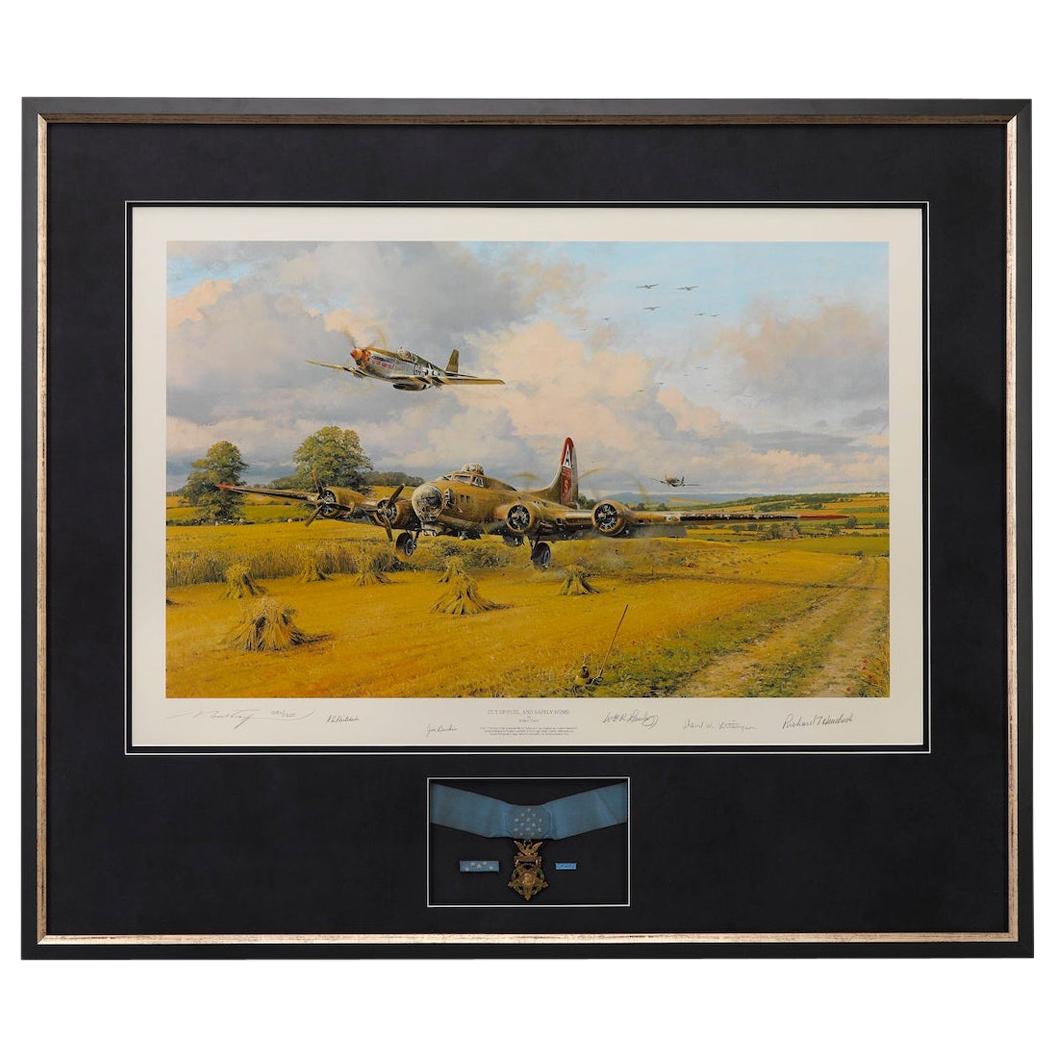 "Out of Fuel and Safely Home" by Robert Taylor, Autographed by Five WWII Pilots