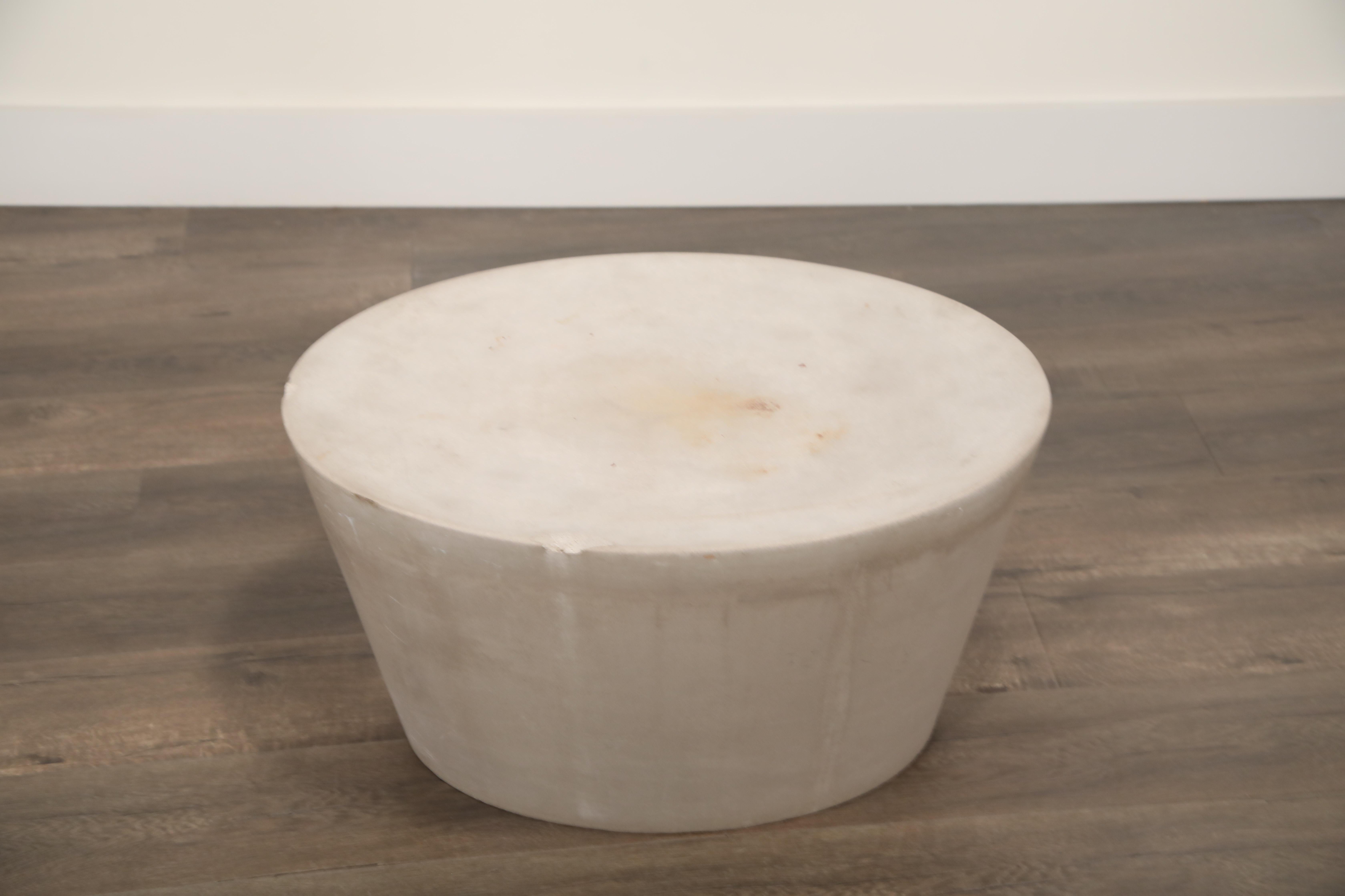 Late 20th Century Out of Production Pair of Maya Lin 1st-Gen Concrete Stools for Knoll Studio