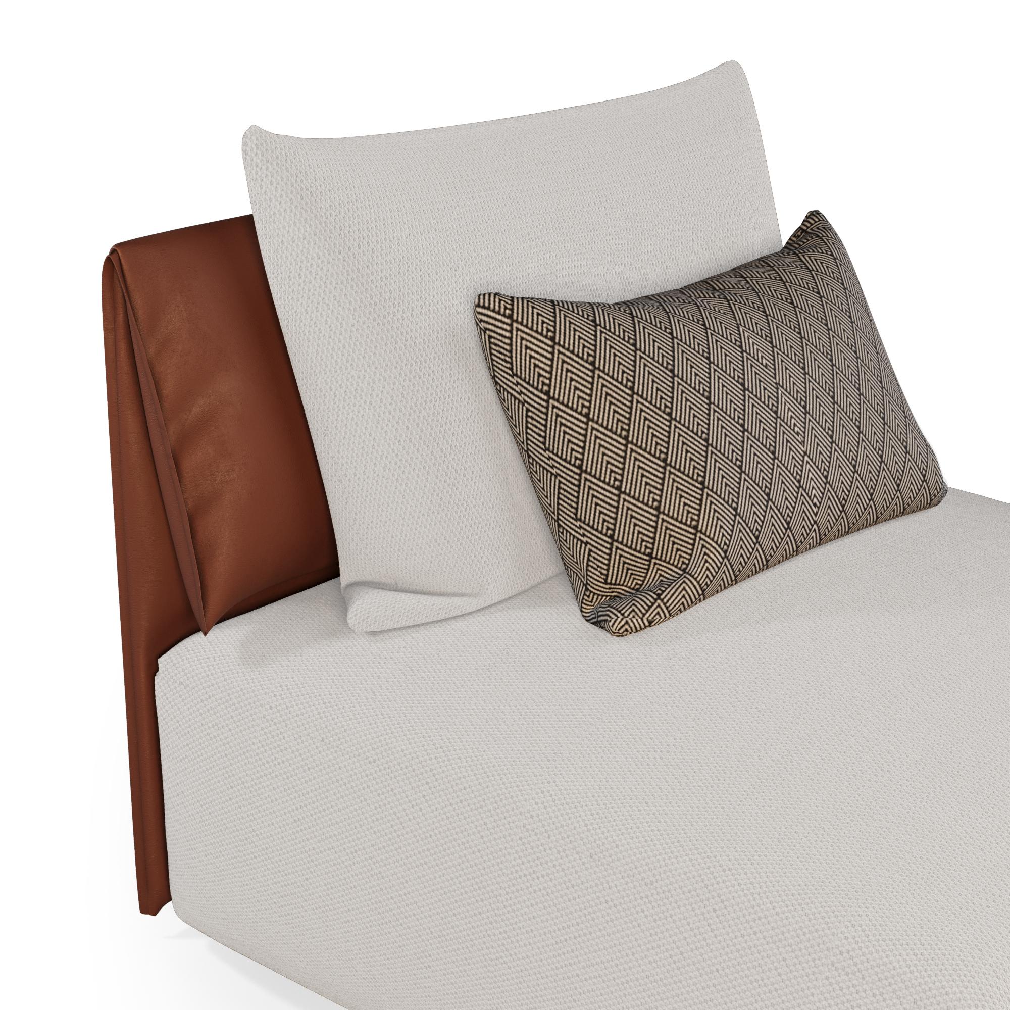 Modernes Outdoor-Modulsofa mit wasserfestem Leder (Portugiesisch) im Angebot