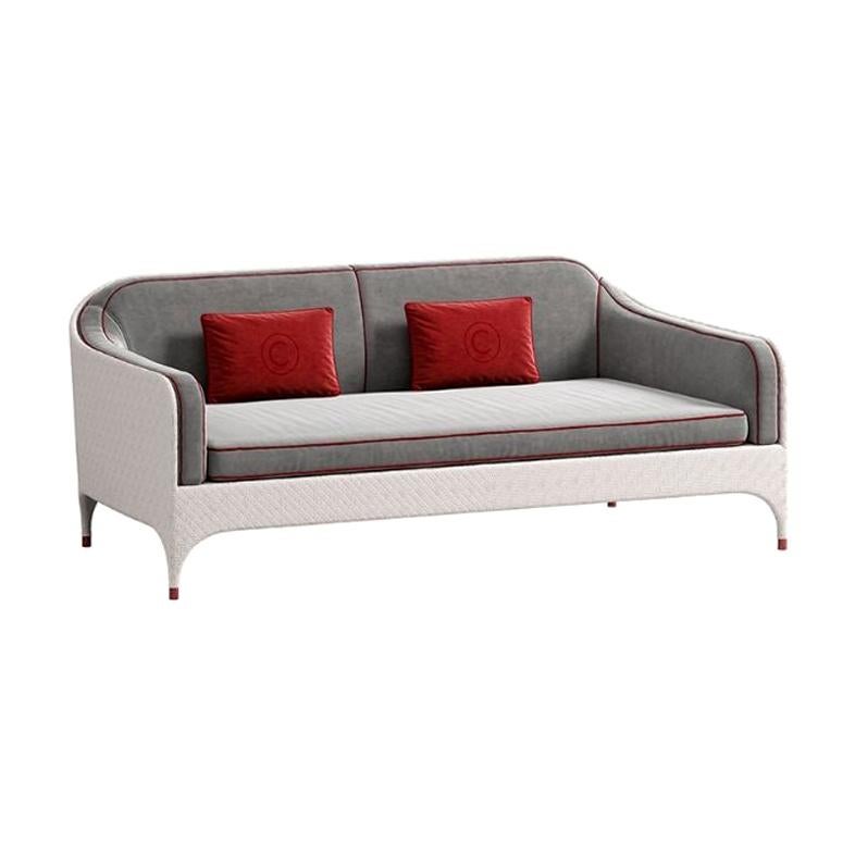 Outdoor 2-Seat Sofa with Armrest by Cipriani
