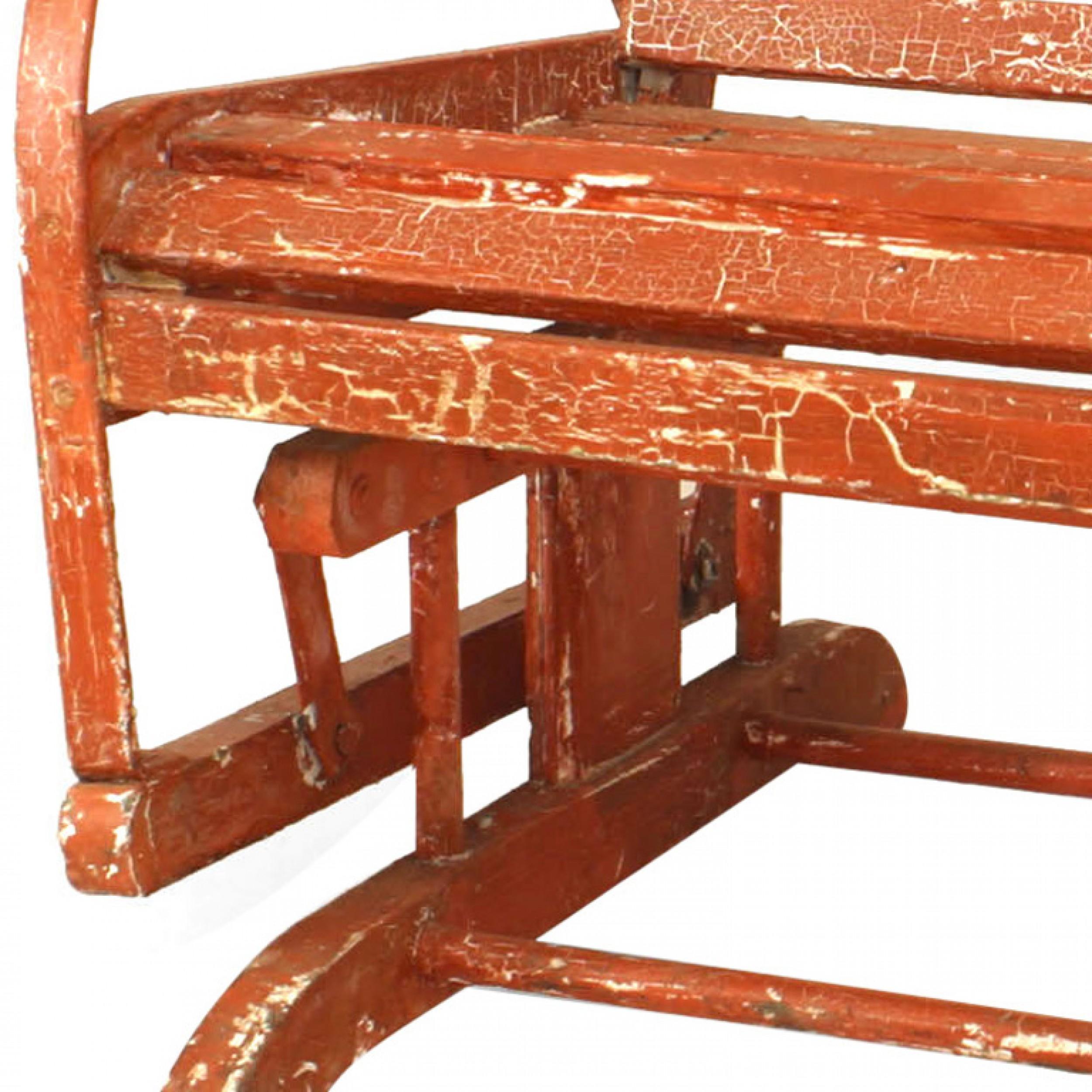 Asiento reclinable victoriano americano para exterior Estadounidense en venta