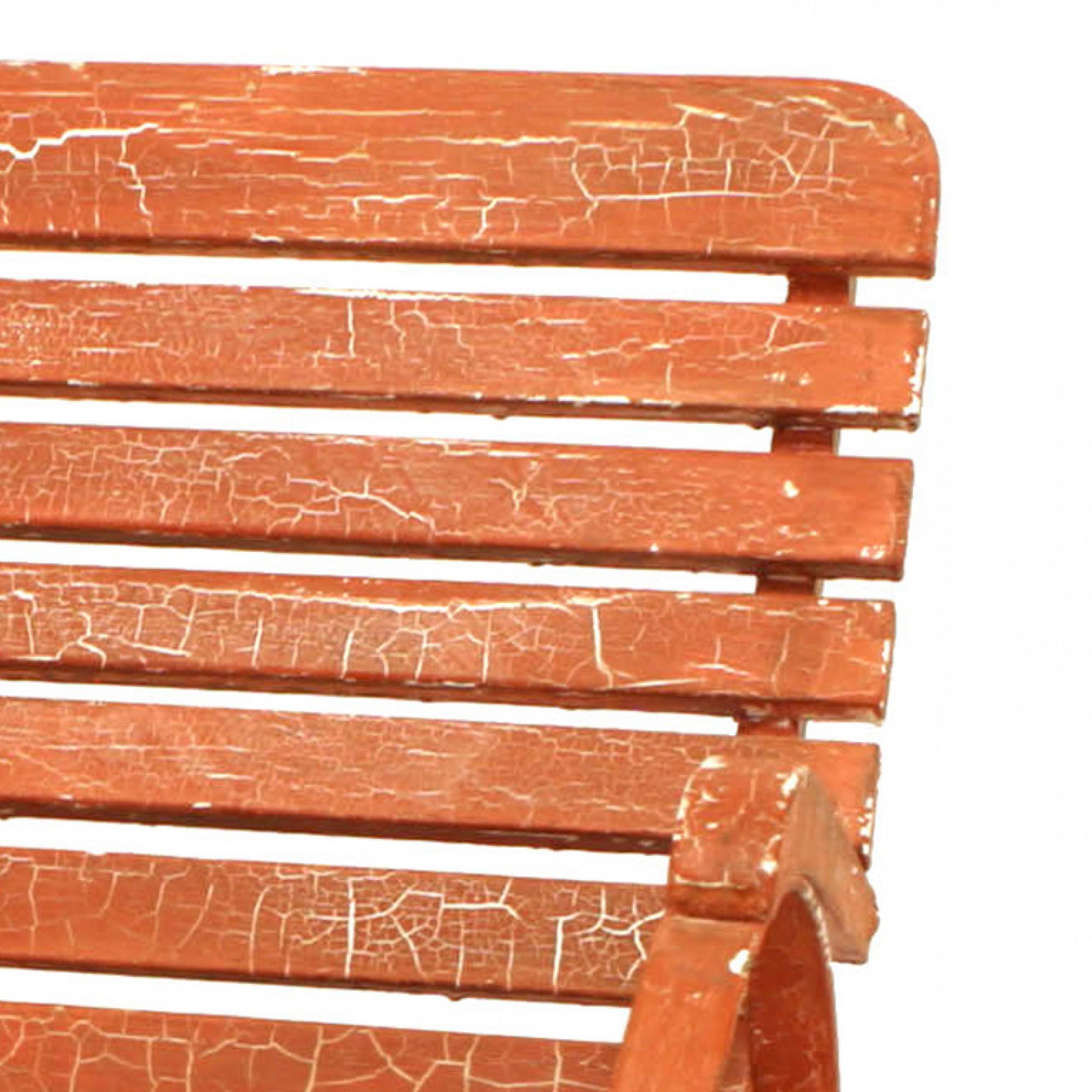 Asiento reclinable victoriano americano para exterior Pintado a mano en venta