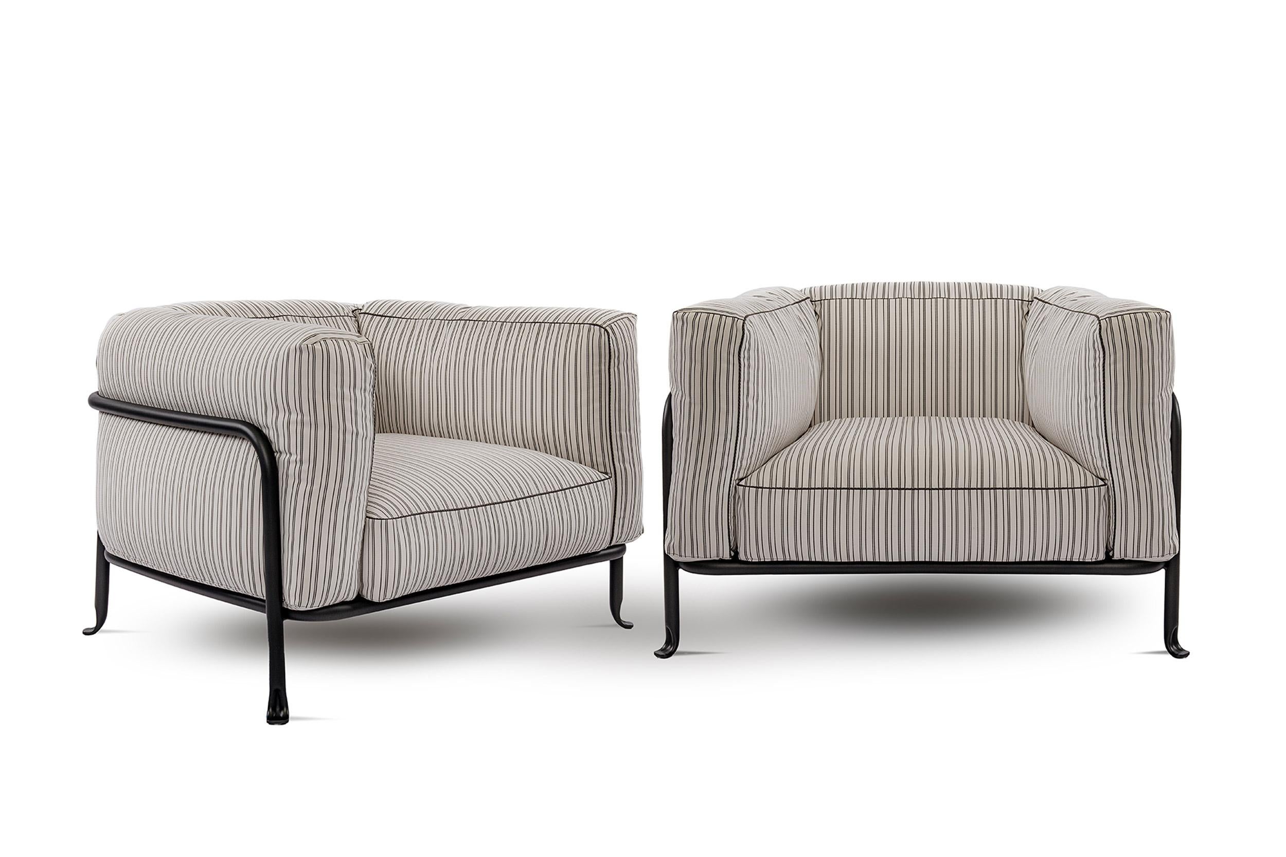 Italian Outdoor Armchair - Borea by B&B Italia For Sale