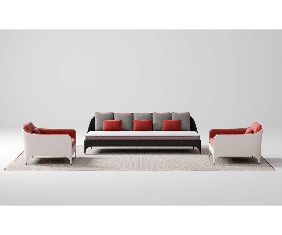 Sillón de exterior con reposabrazos by Cipriani Italiano en venta