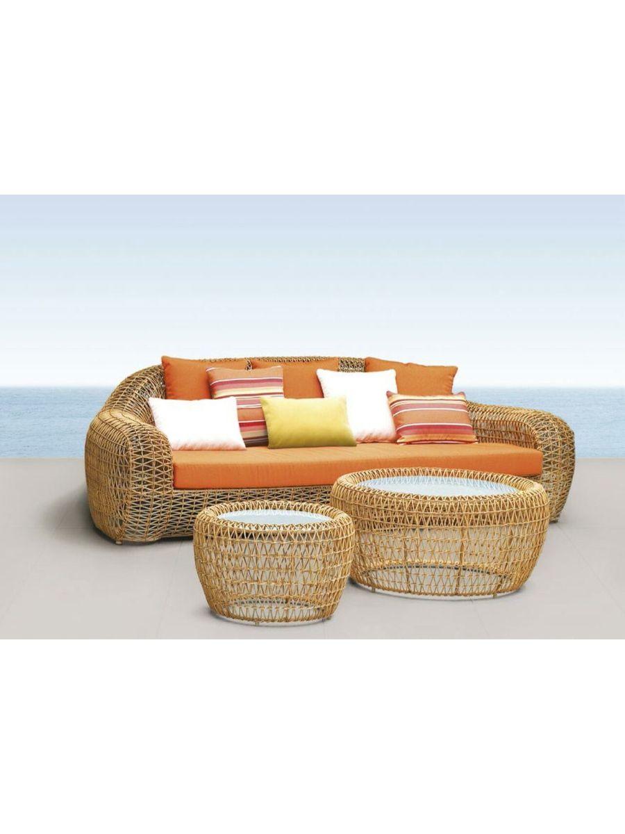 Polished Outdoor Balou Daybed by Kenneth Cobonpue For Sale
