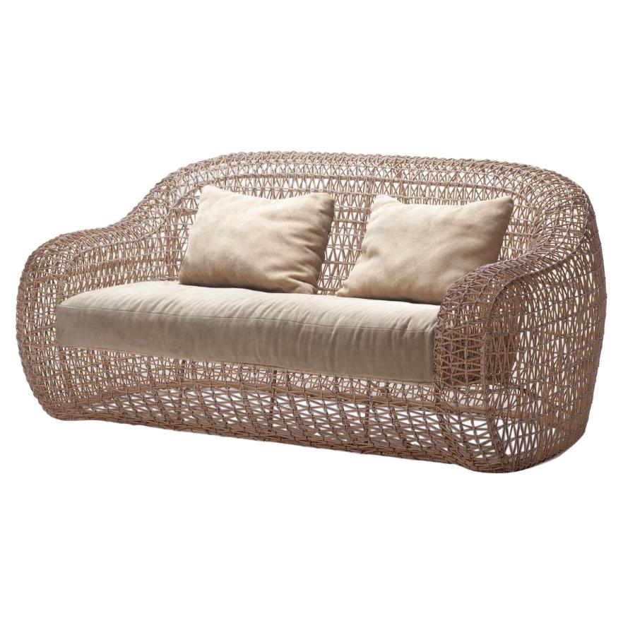 Outdoor Balou Loveseat by Kenneth Cobonpue For Sale