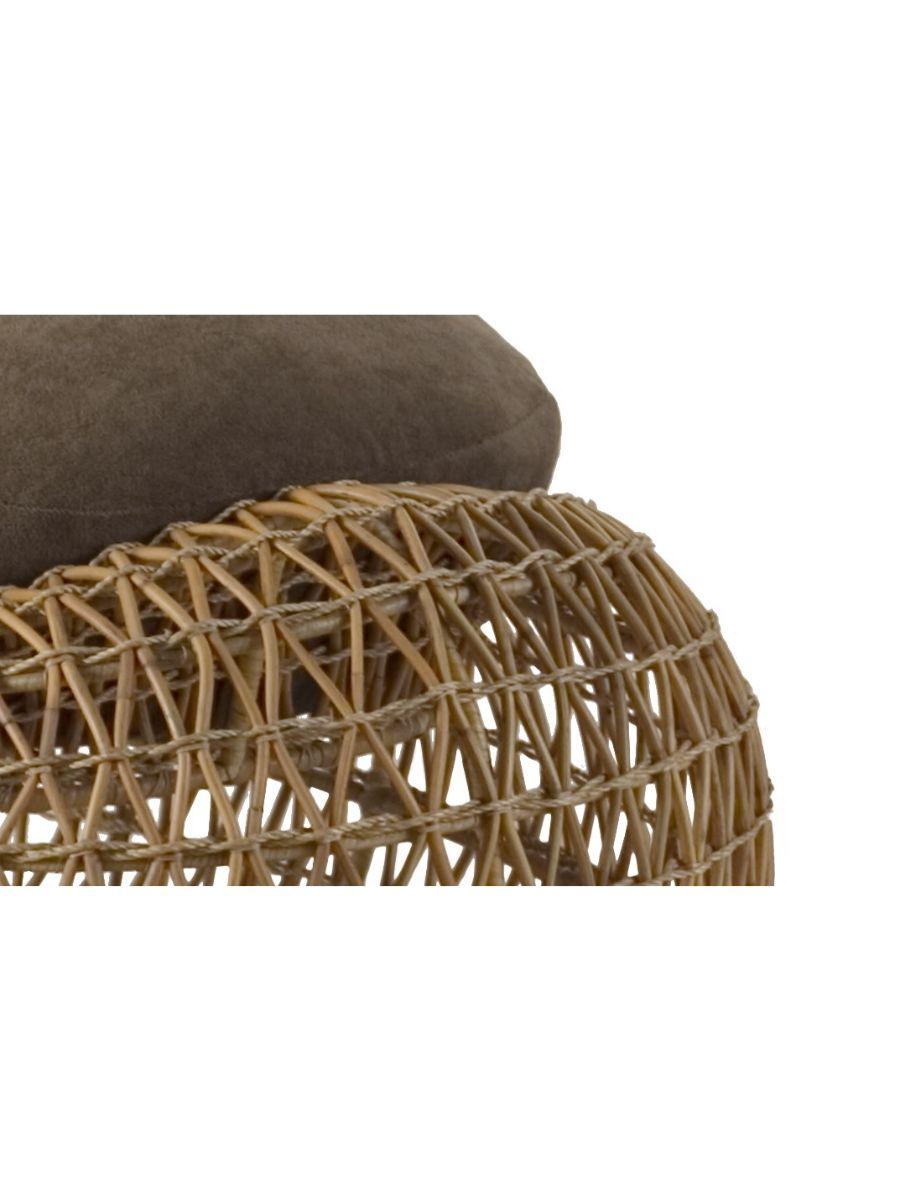 Philippine Outdoor Balou Ottoman by Kenneth Cobonpue For Sale