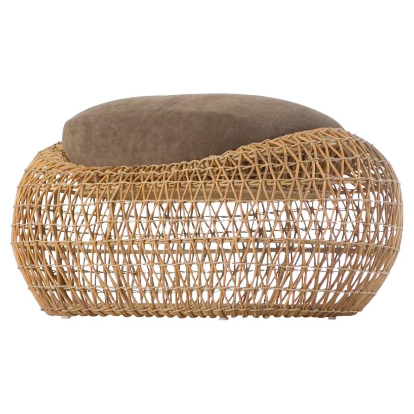 Outdoor Balou Ottoman by Kenneth Cobonpue For Sale