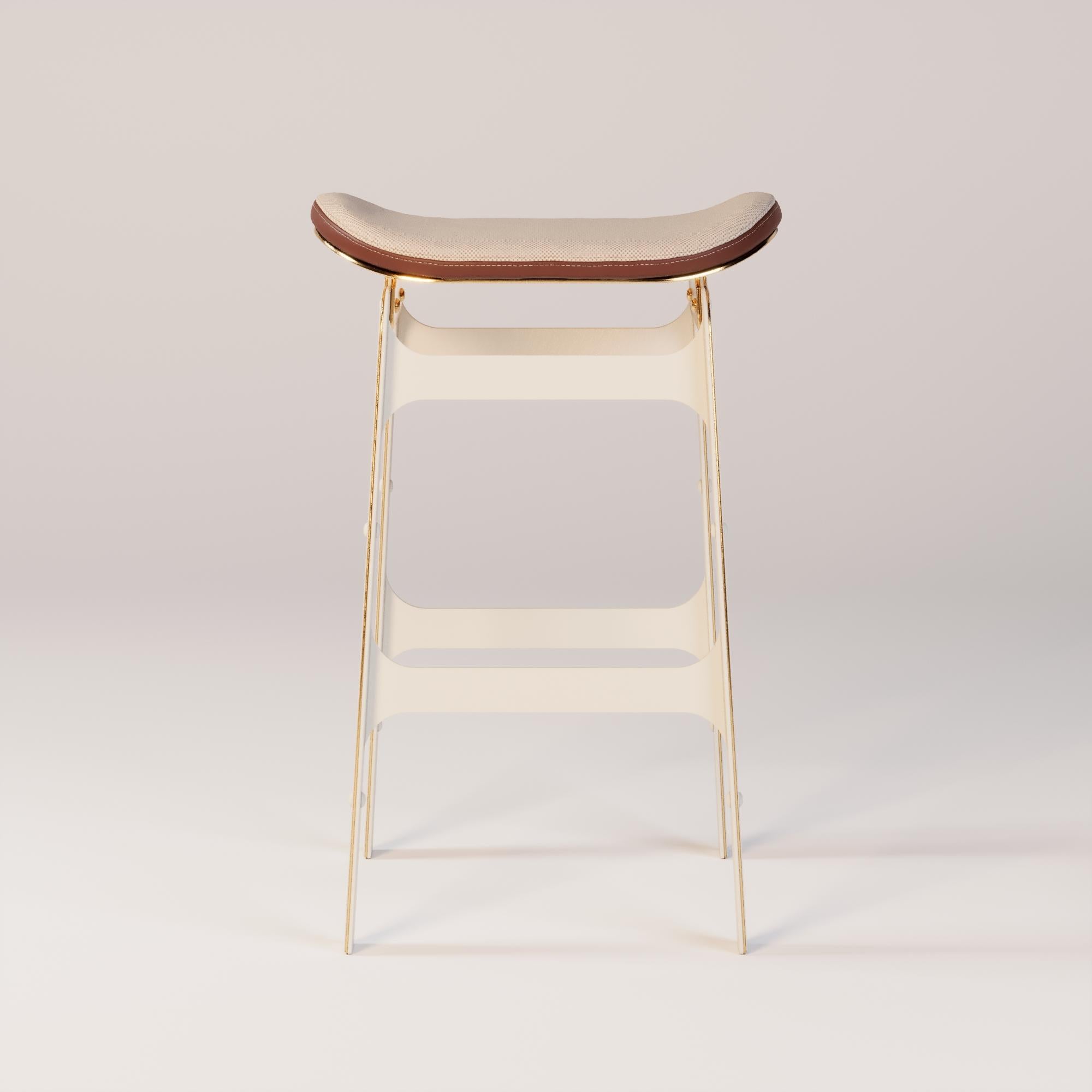 Moderno Sgabello da bar per esterno con Fabrice impermeabile in vendita