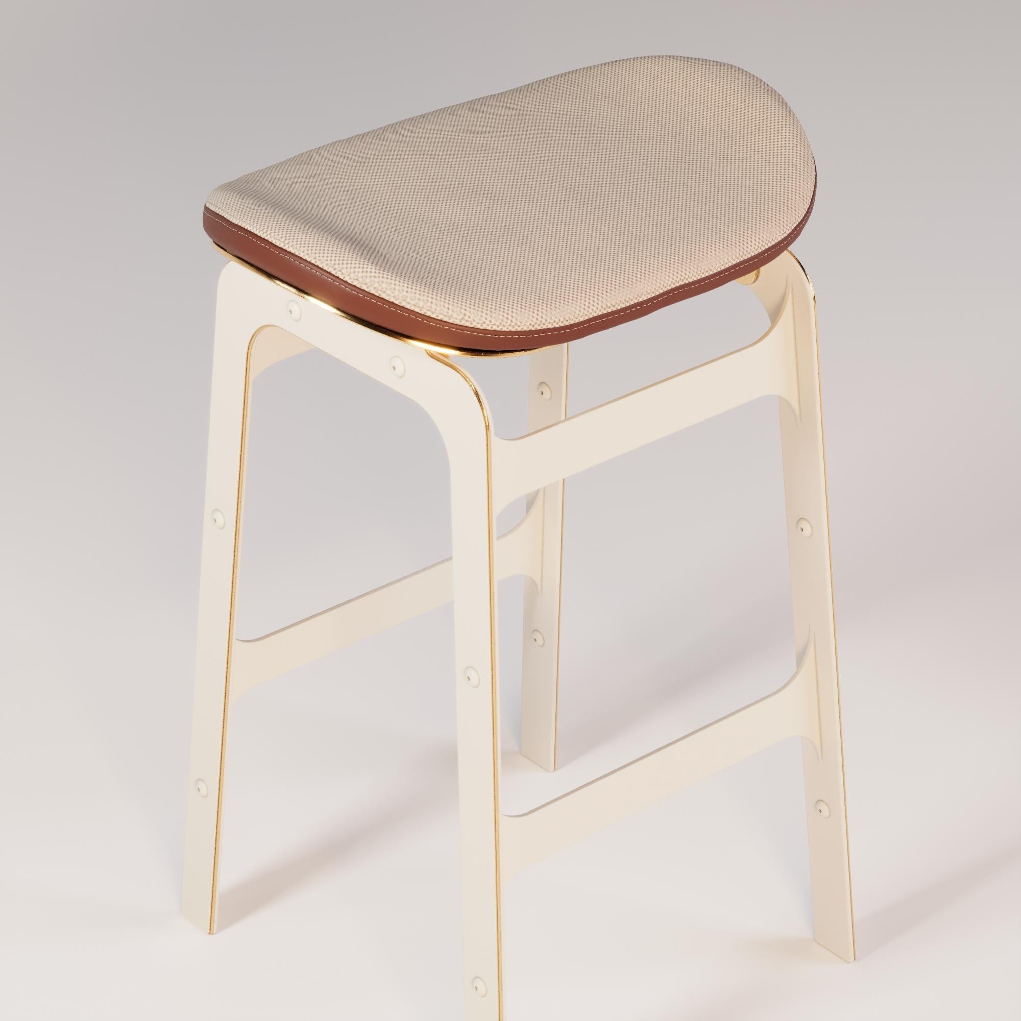 Portoghese Sgabello da bar per esterno con Fabrice impermeabile in vendita