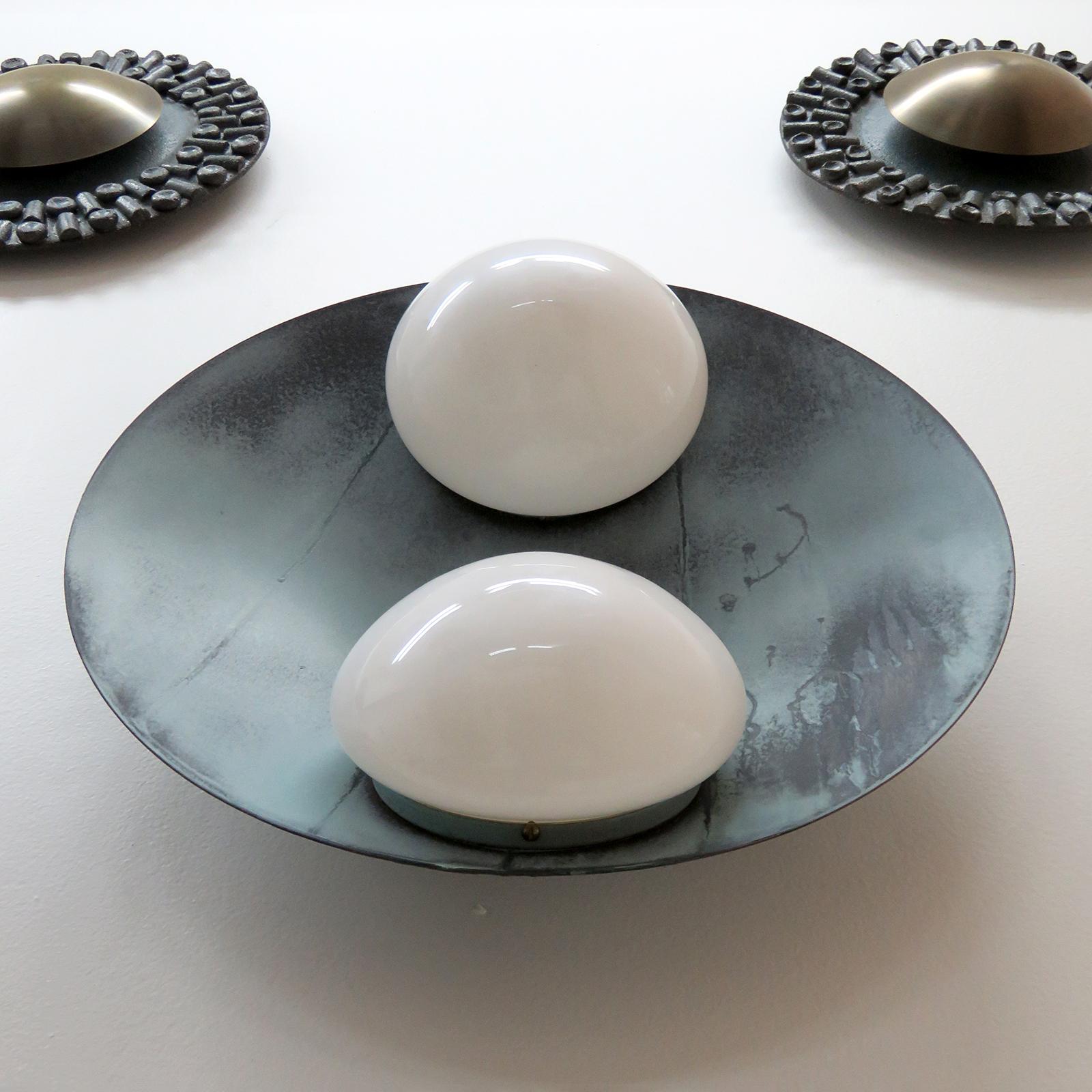 Patinated Outdoor Binova Wall Light by Gallery L7 For Sale