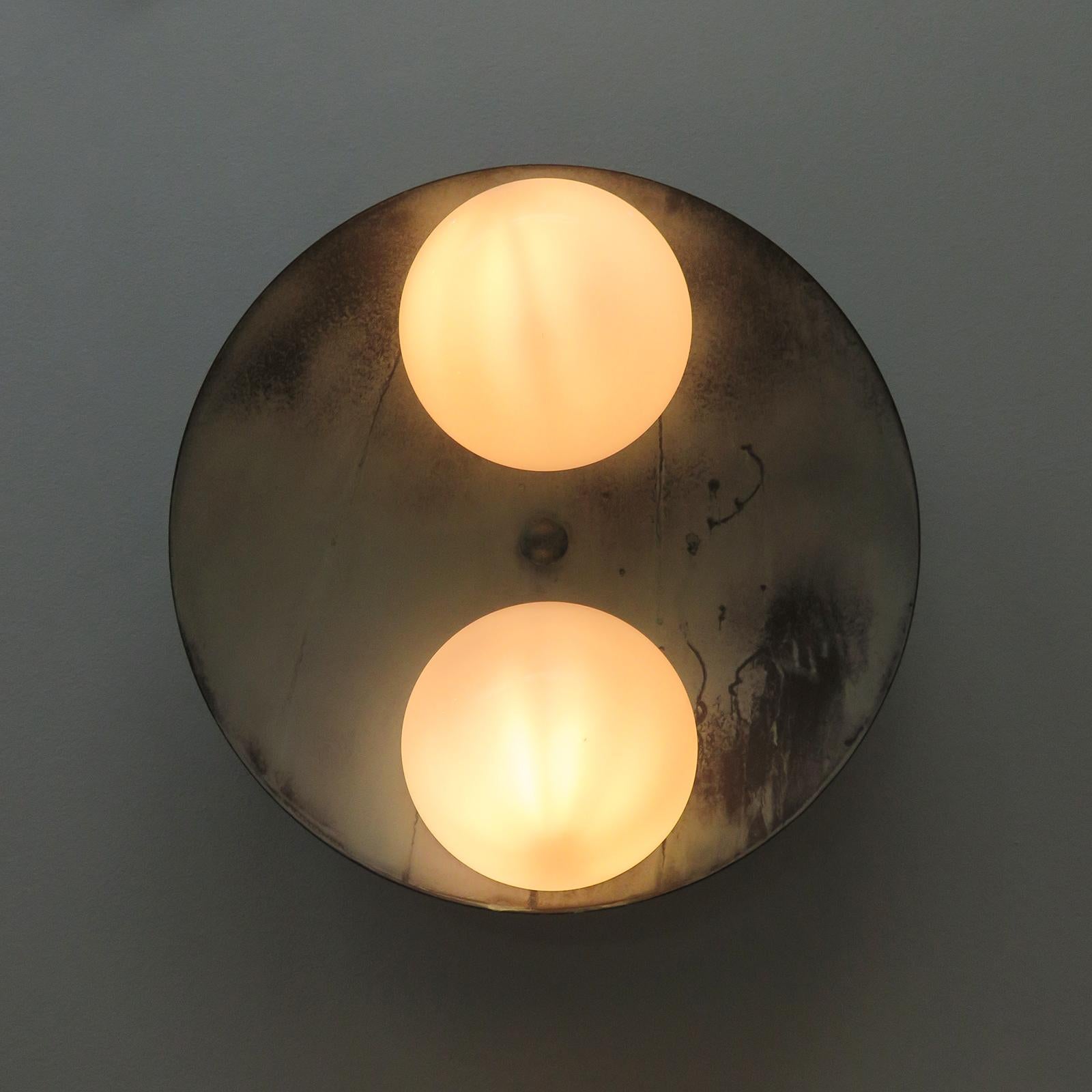 Brass Outdoor Binova Wall Light by Gallery L7 For Sale