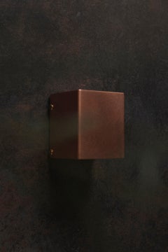 Copper Outdoor Block Sconce by ORCA