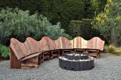 Outdoor Cedar Onda Chair by Nikolai LaFuge