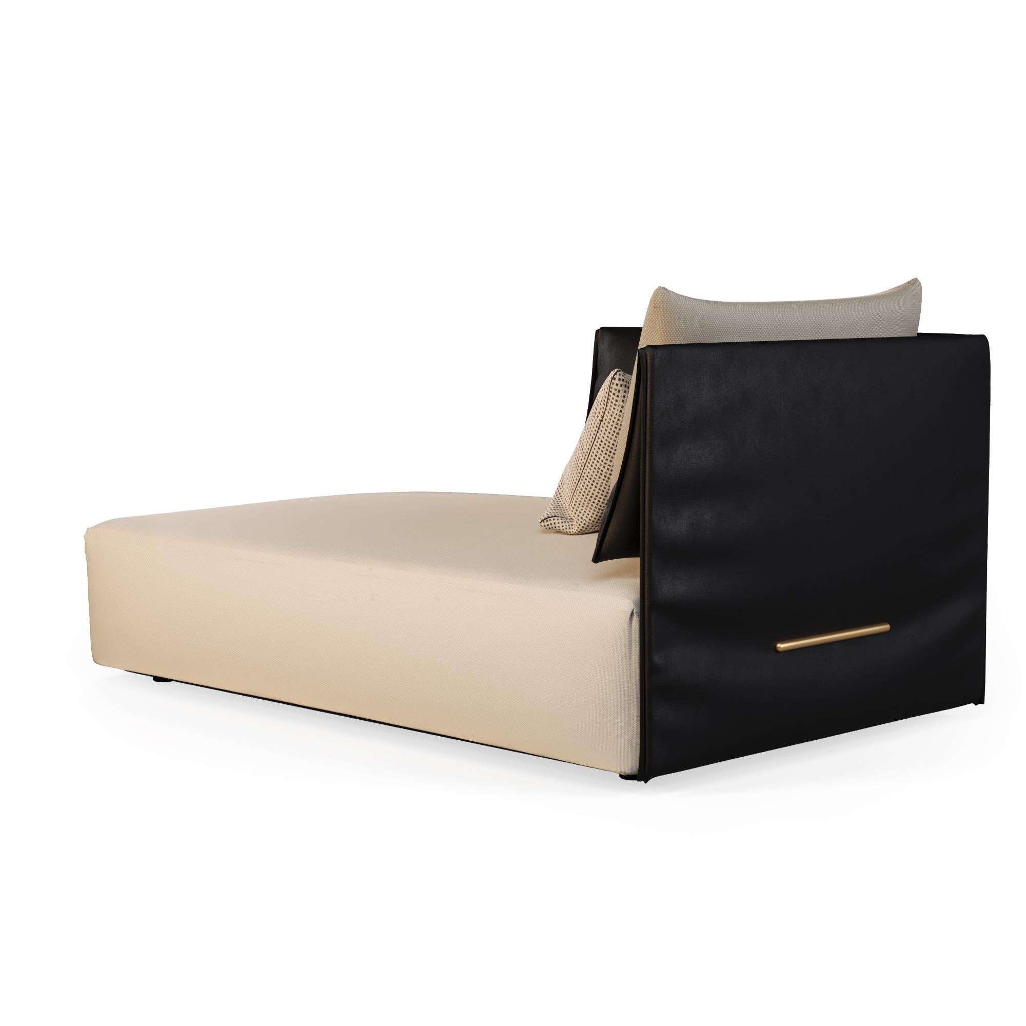 Elegante chaise longue da esterno in pelle In condizioni Nuovo in vendita a Santo Tirso, PT